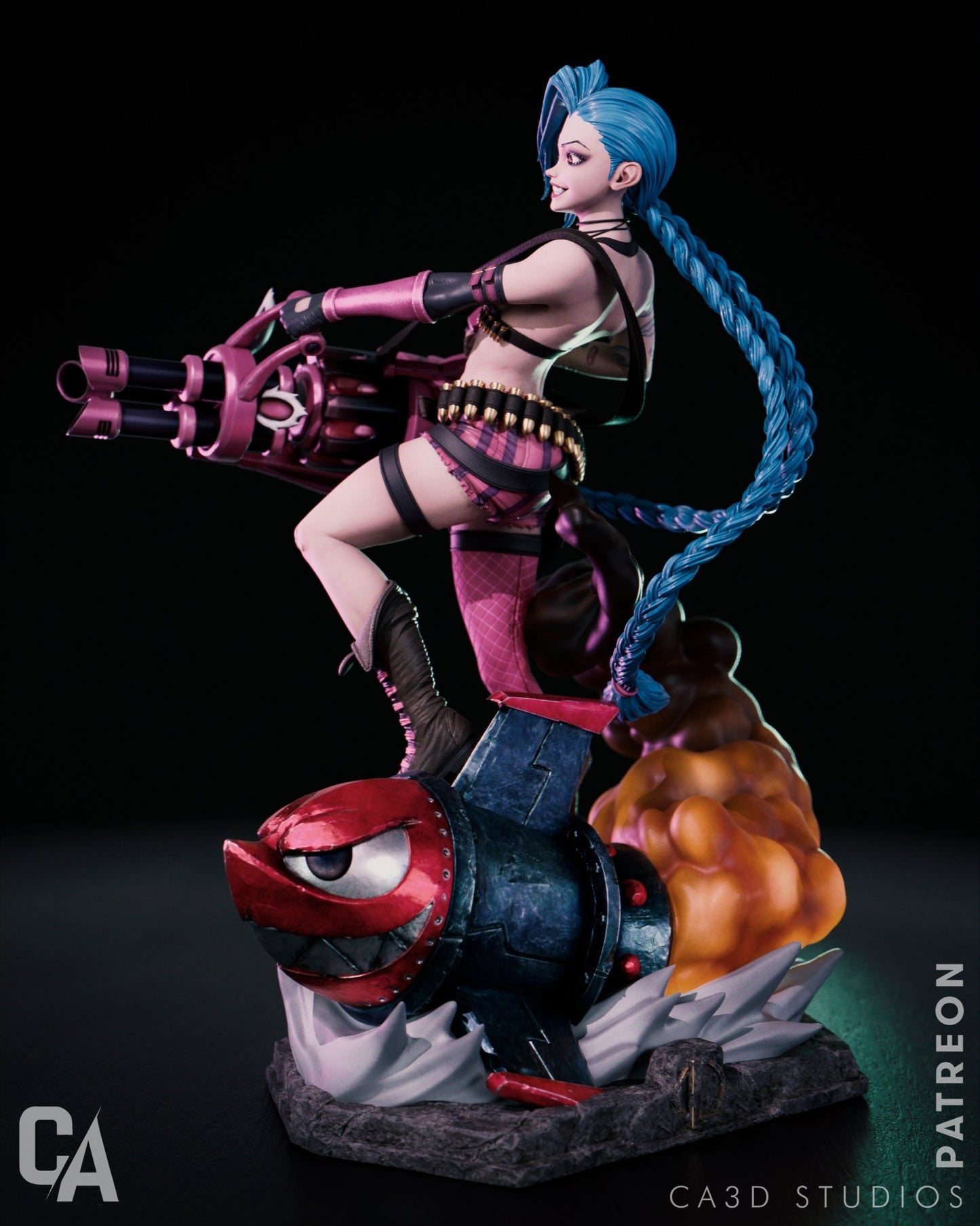 Jinx - CA 3D Studios - Dark Forge Arts