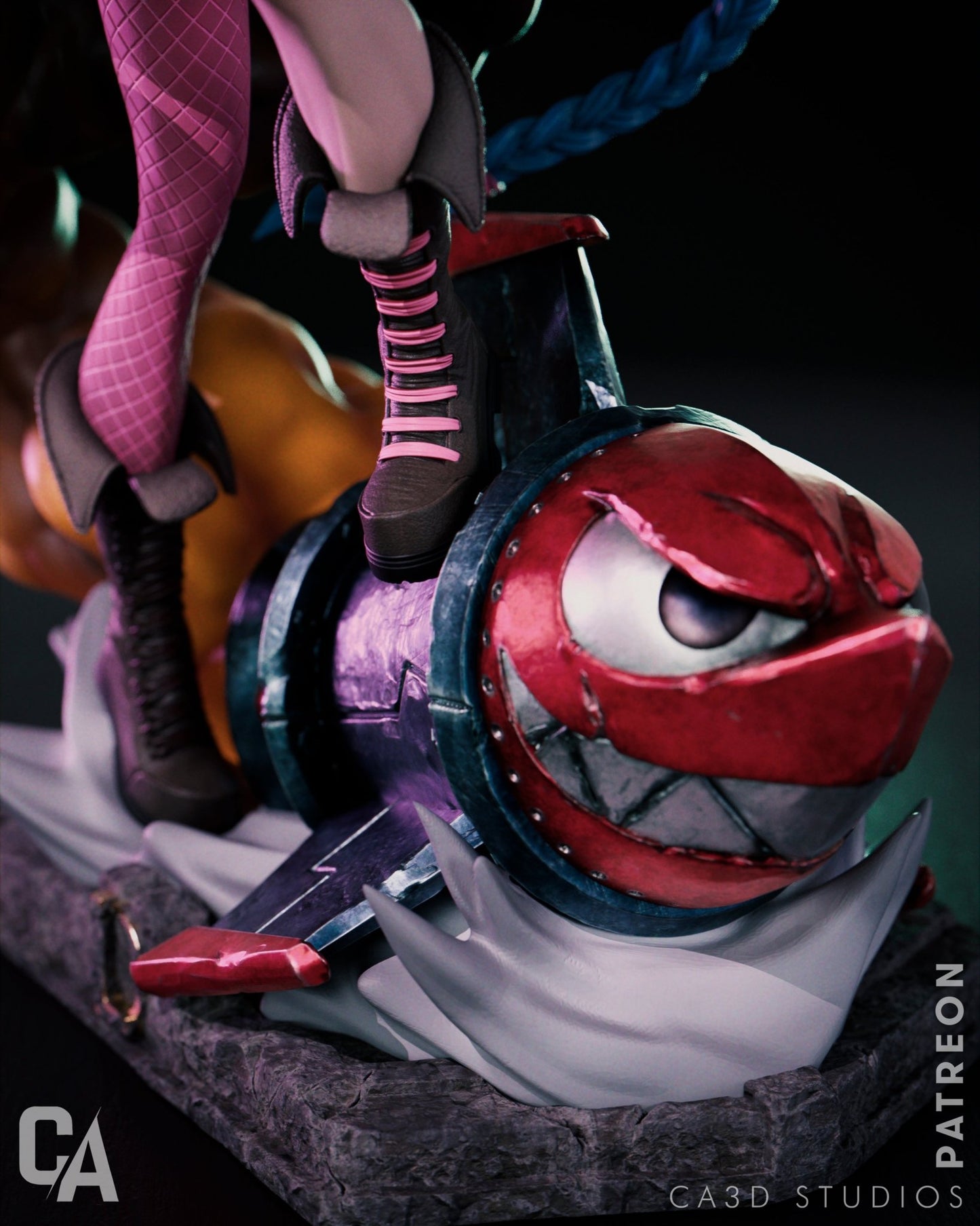 Jinx - CA 3D Studios - Dark Forge Arts