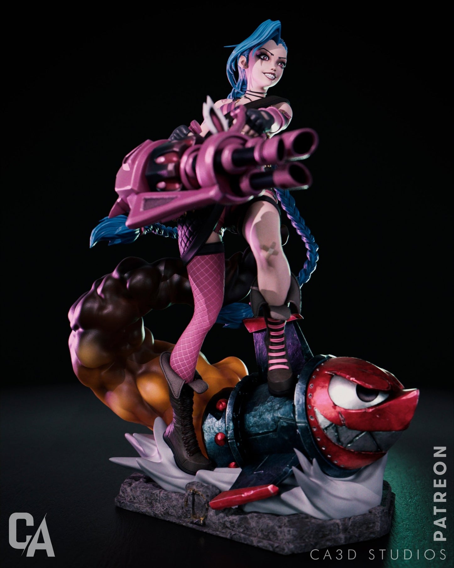 Jinx - CA 3D Studios - Dark Forge Arts