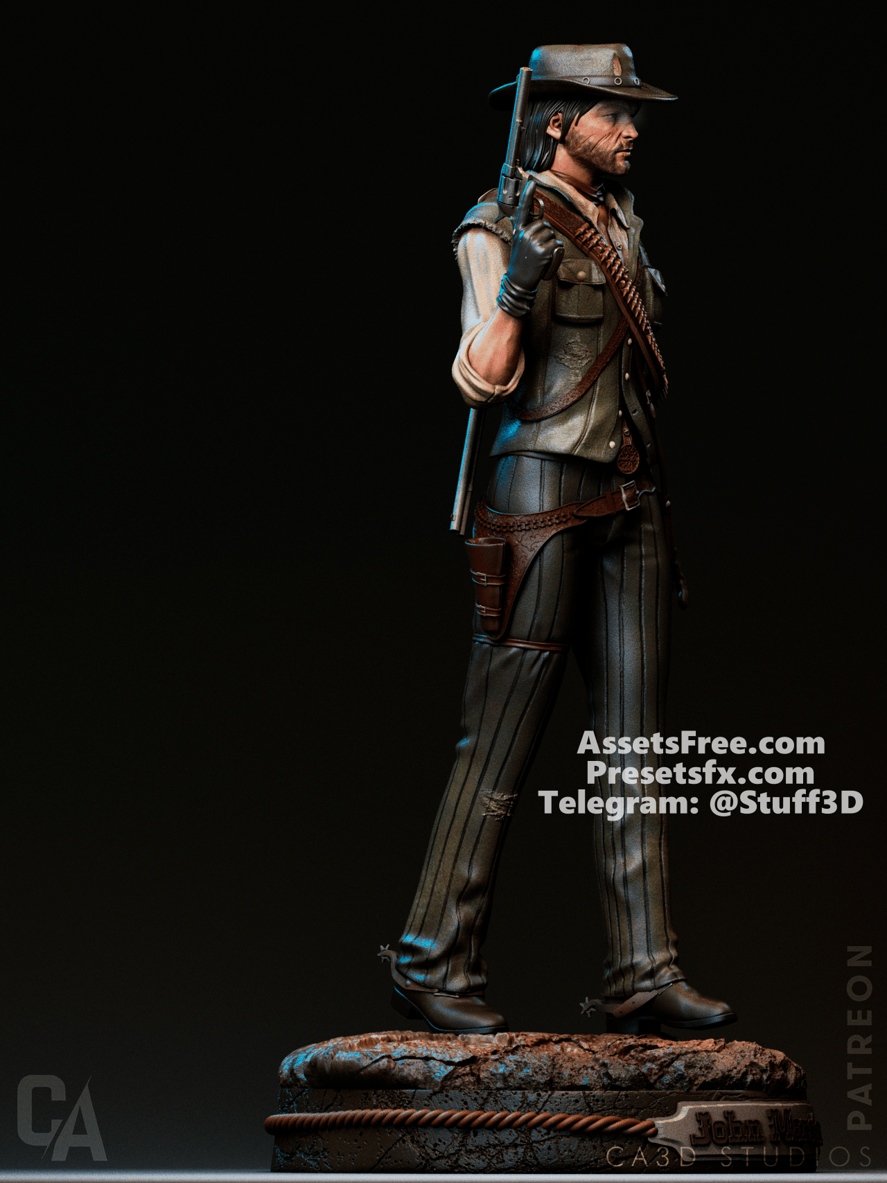 John Marston - CA 3D Studios - Dark Forge Arts