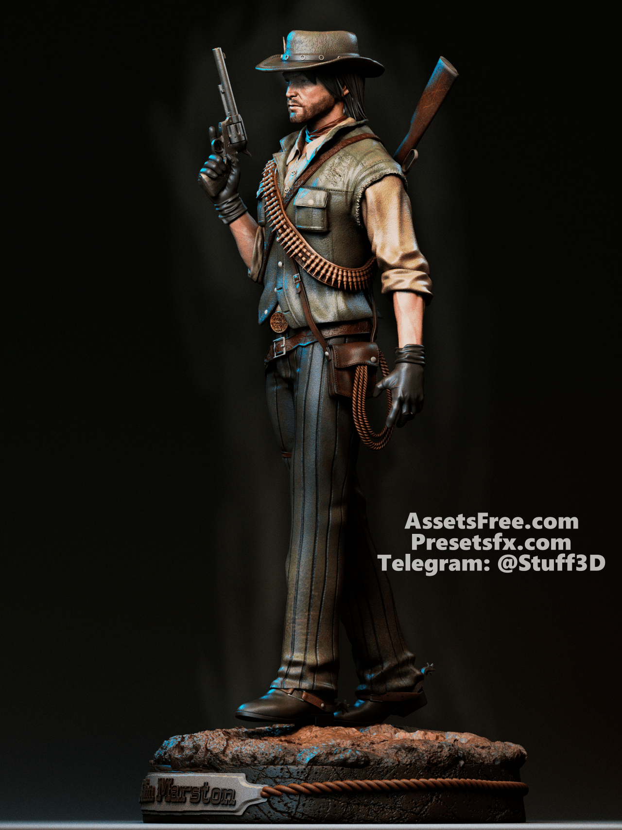 John Marston - CA 3D Studios - Dark Forge Arts