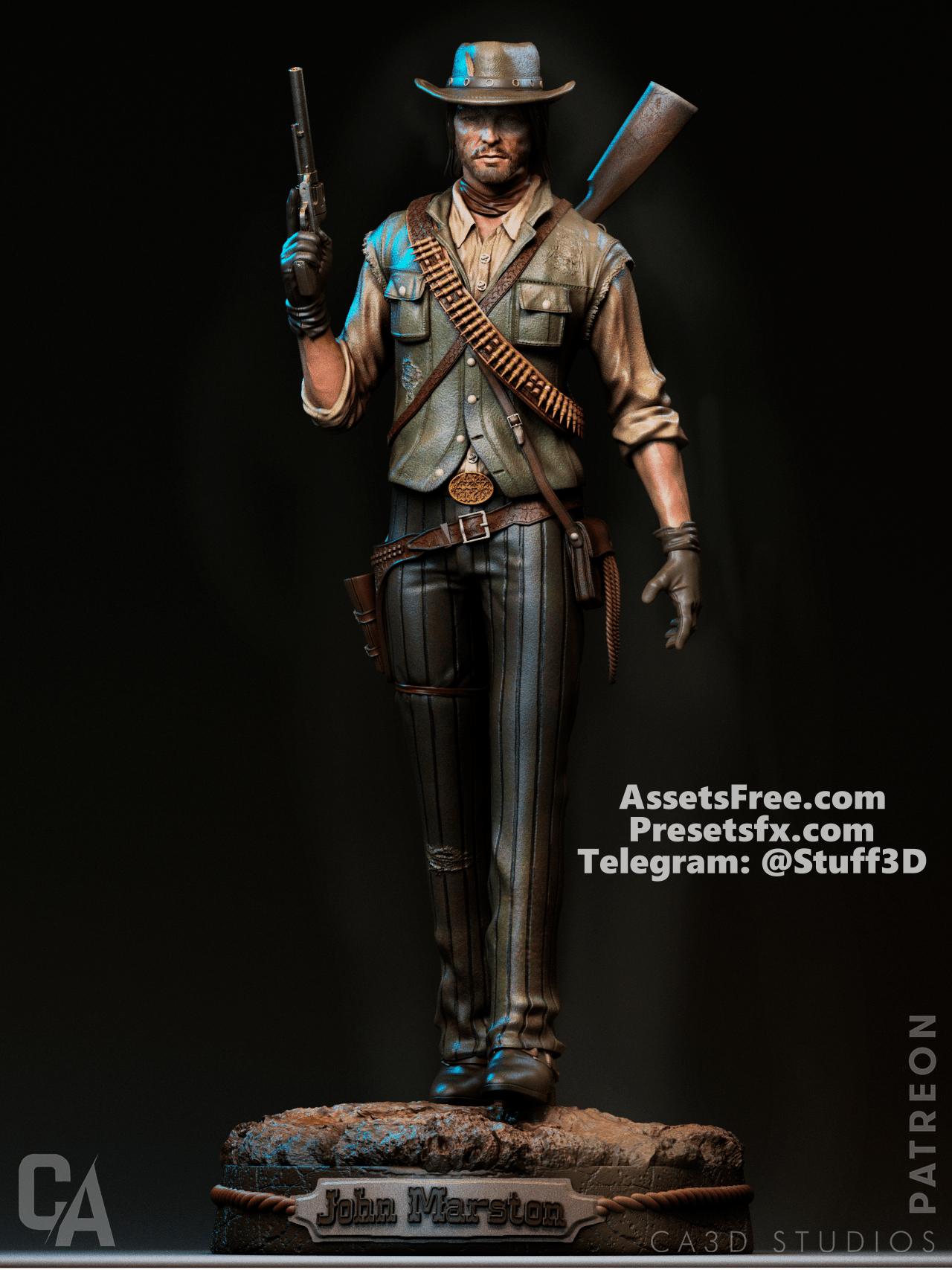 John Marston - CA 3D Studios - Dark Forge Arts