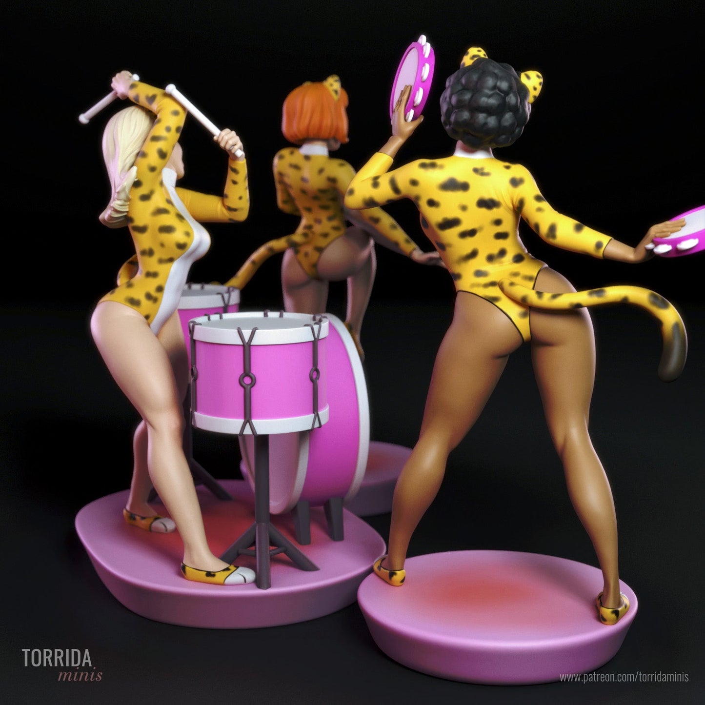 Josie and the Pussycats - Torrida Minis - Dark Forge Arts