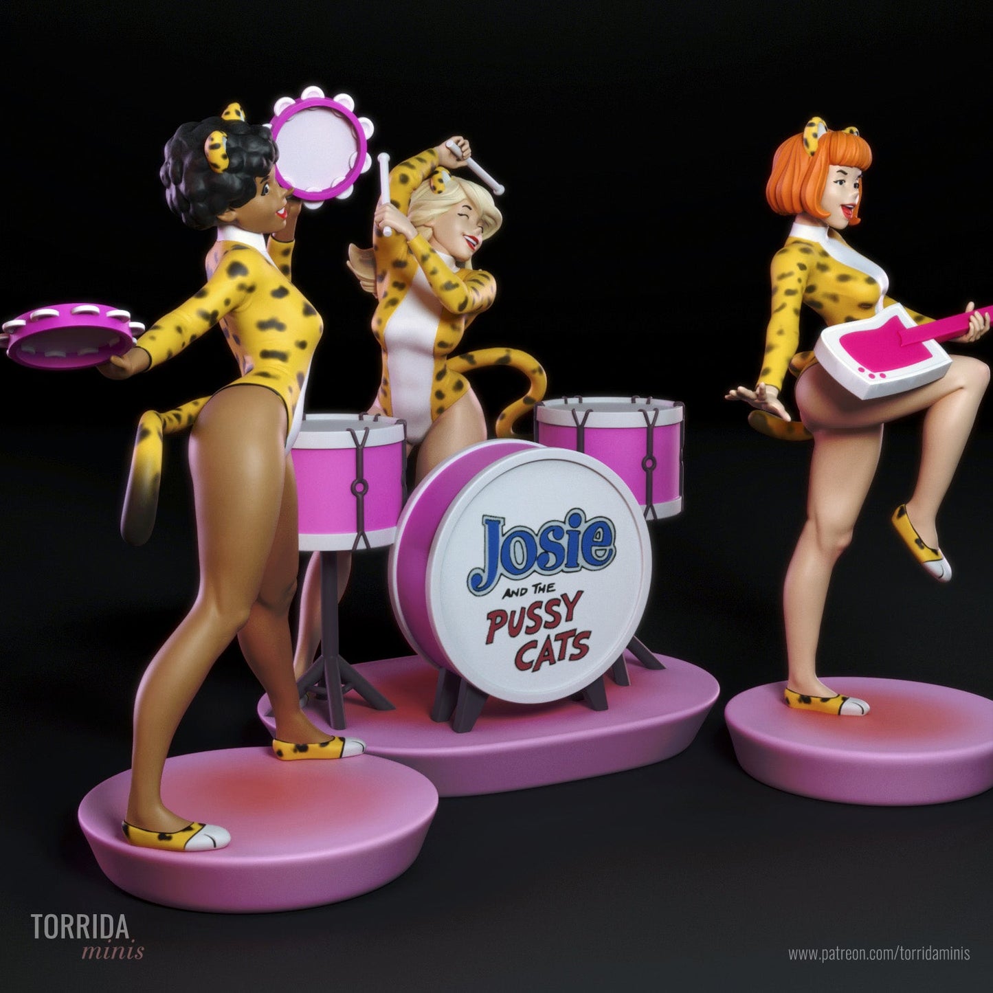 Josie and the Pussycats - Torrida Minis - Dark Forge Arts