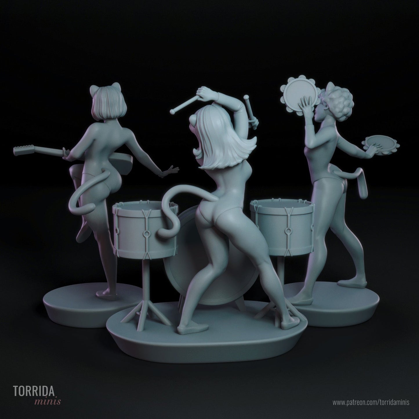 Josie and the Pussycats - Torrida Minis - Dark Forge Arts