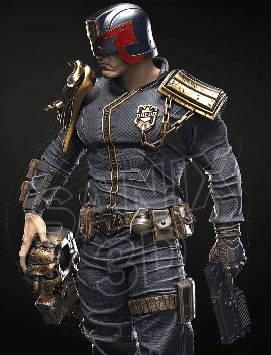 Judge Dredd - Sanix3D - Dark Forge Arts