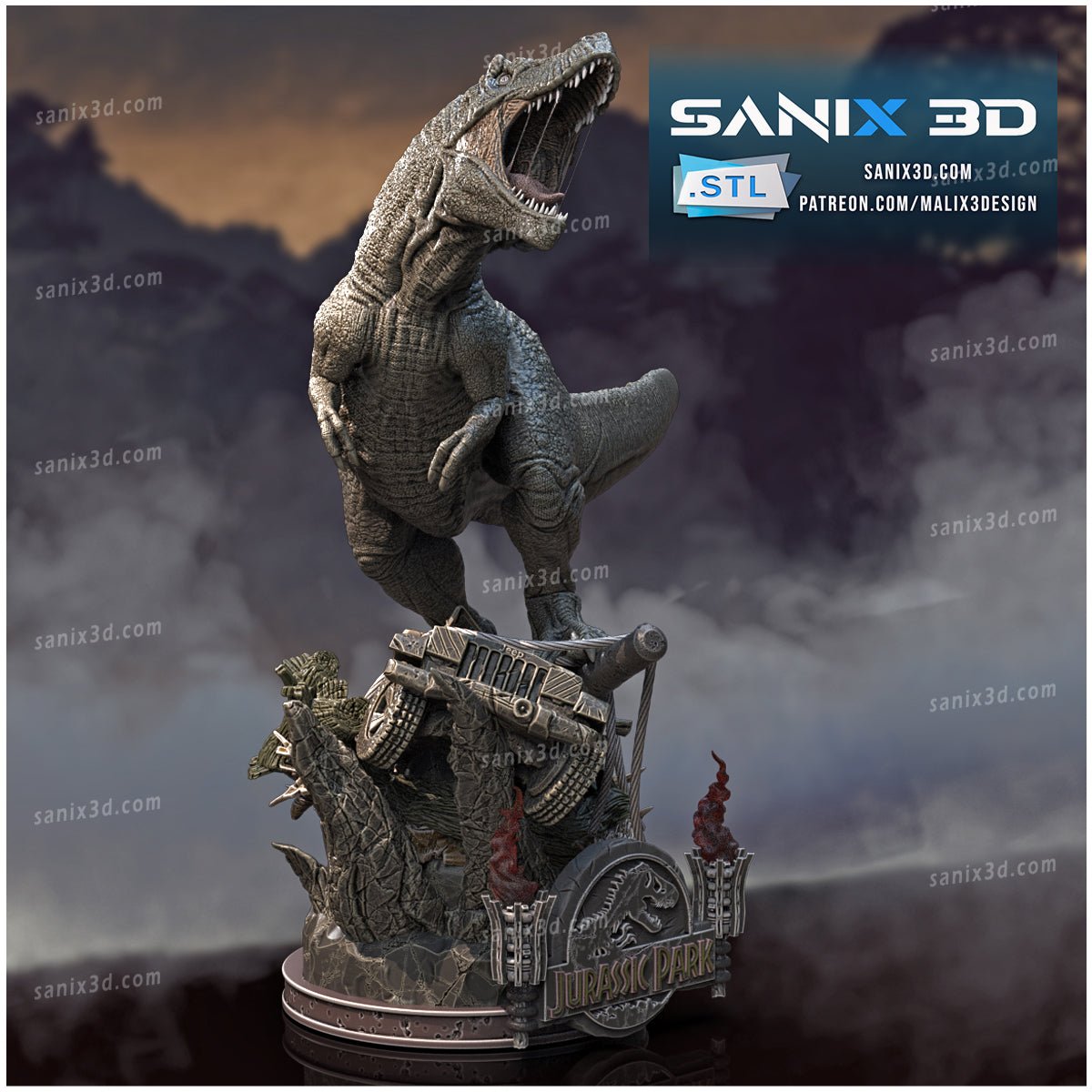 Jurassic Park - Sanix3D - Dark Forge Arts
