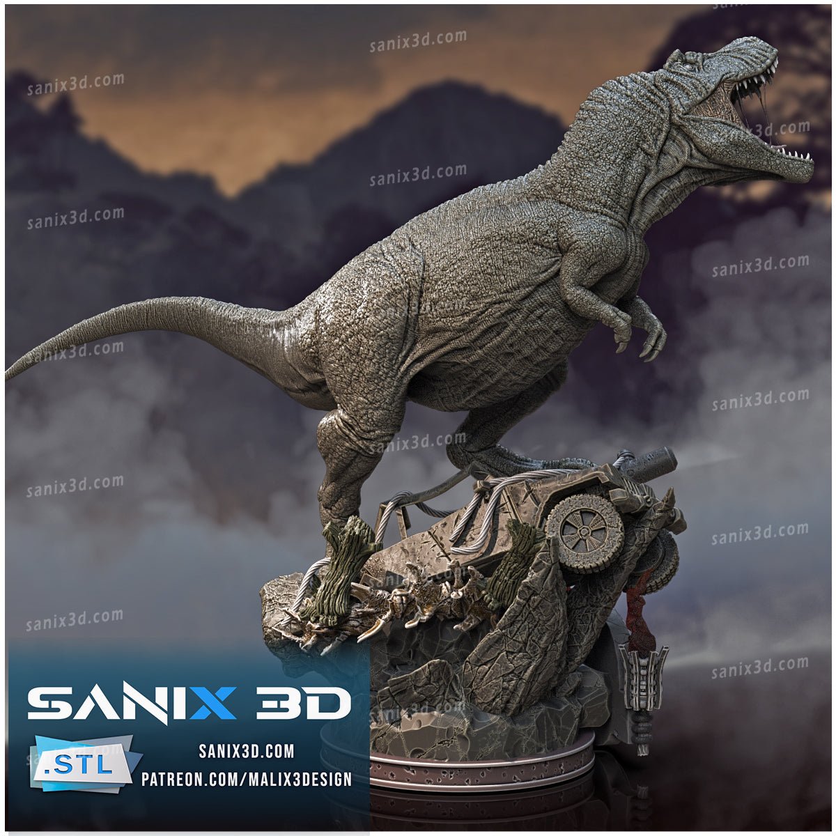 Jurassic Park - Sanix3D - Dark Forge Arts