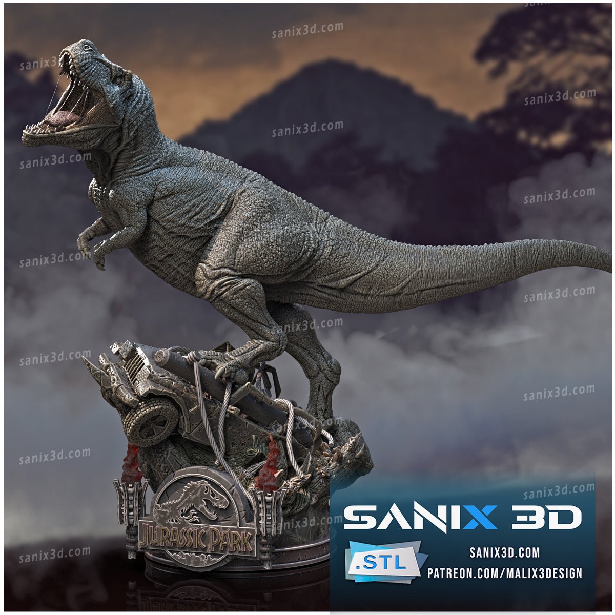 Jurassic Park - Sanix3D - Dark Forge Arts