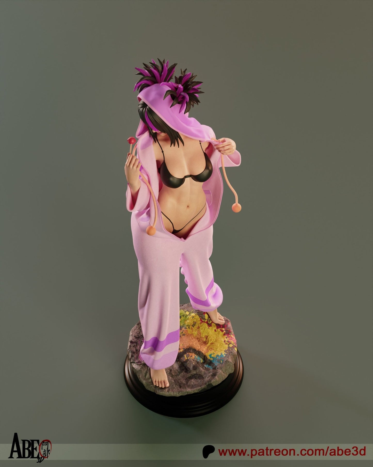 Juri Han Pajamas - Abe3D - Dark Forge Arts