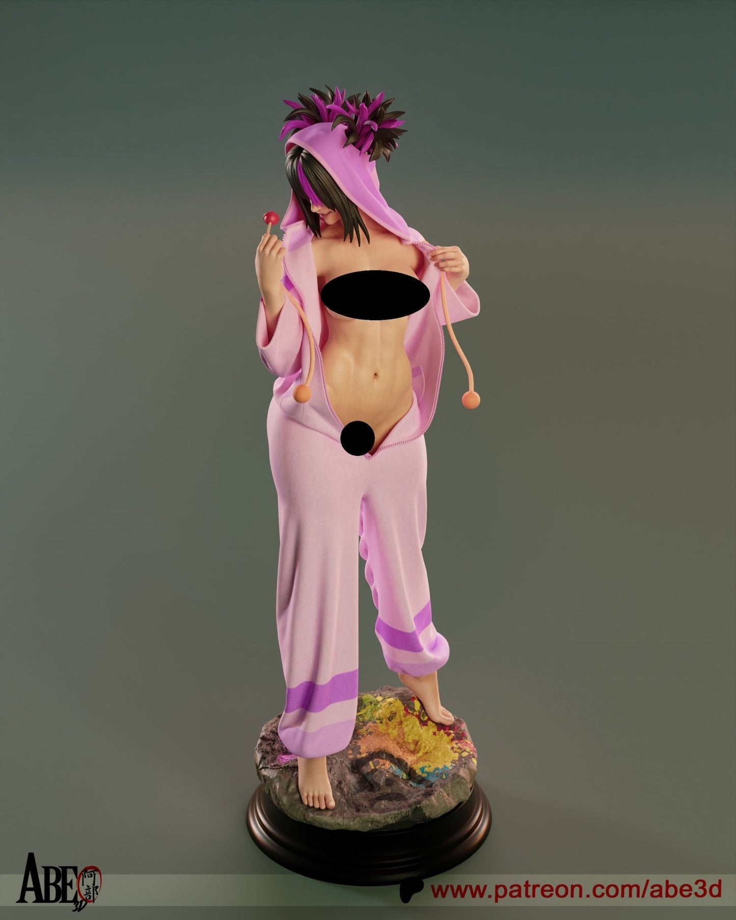 Juri Han Pajamas - Abe3D - Dark Forge Arts