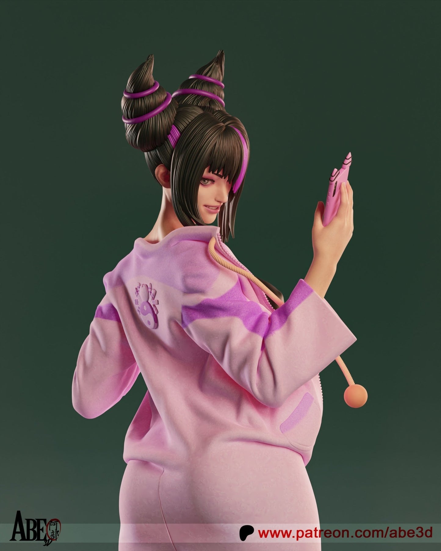 Juri Han Pajamas - Abe3D - Dark Forge Arts