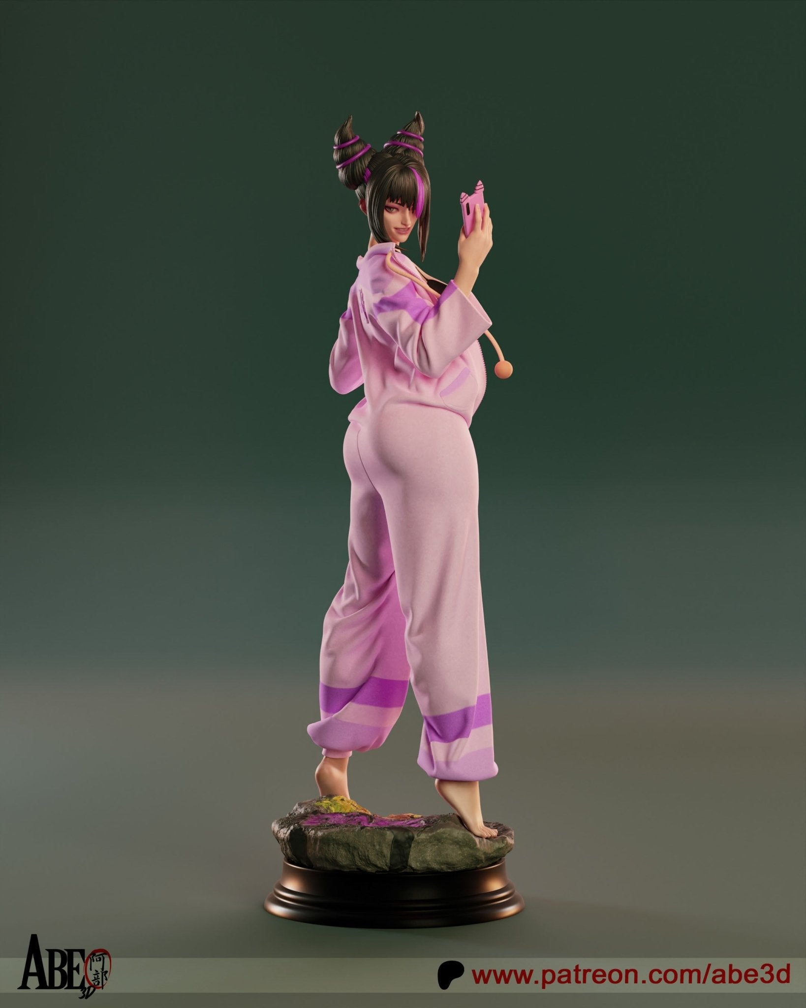 Juri Han Pajamas - Abe3D - Dark Forge Arts
