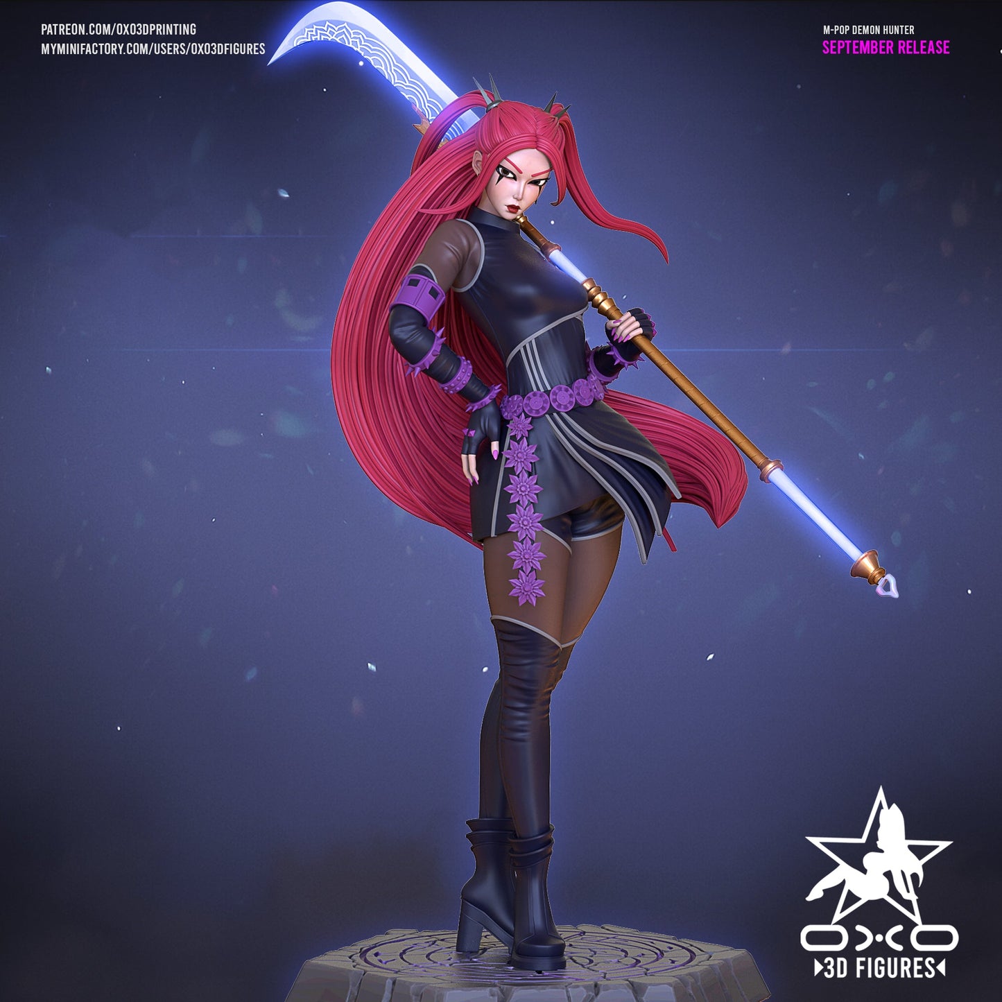 K - pop Demon Hunter Mira - OXO3D - Dark Forge Arts
