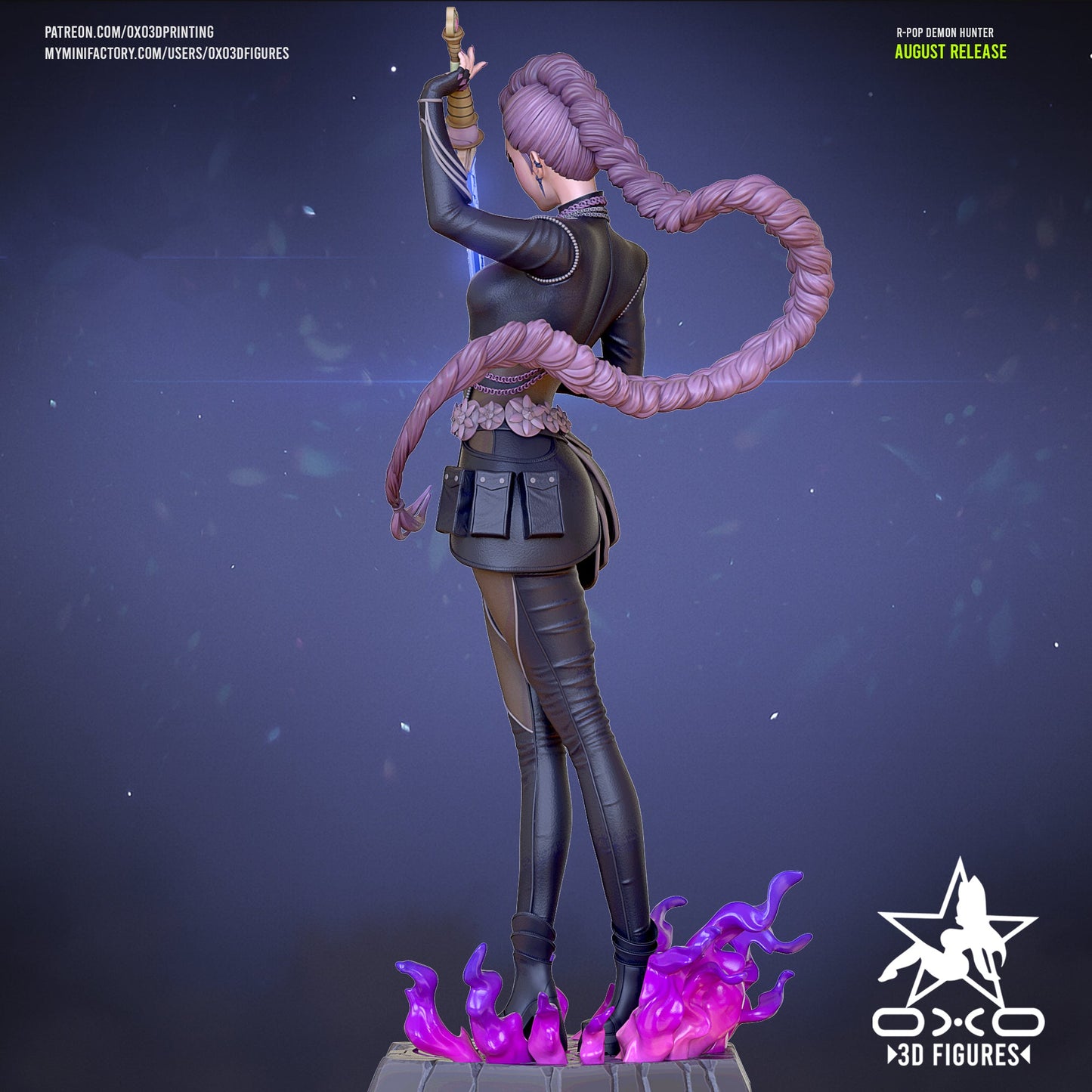 K - Pop Demon Hunter Rumi - OXO3D - Dark Forge Arts