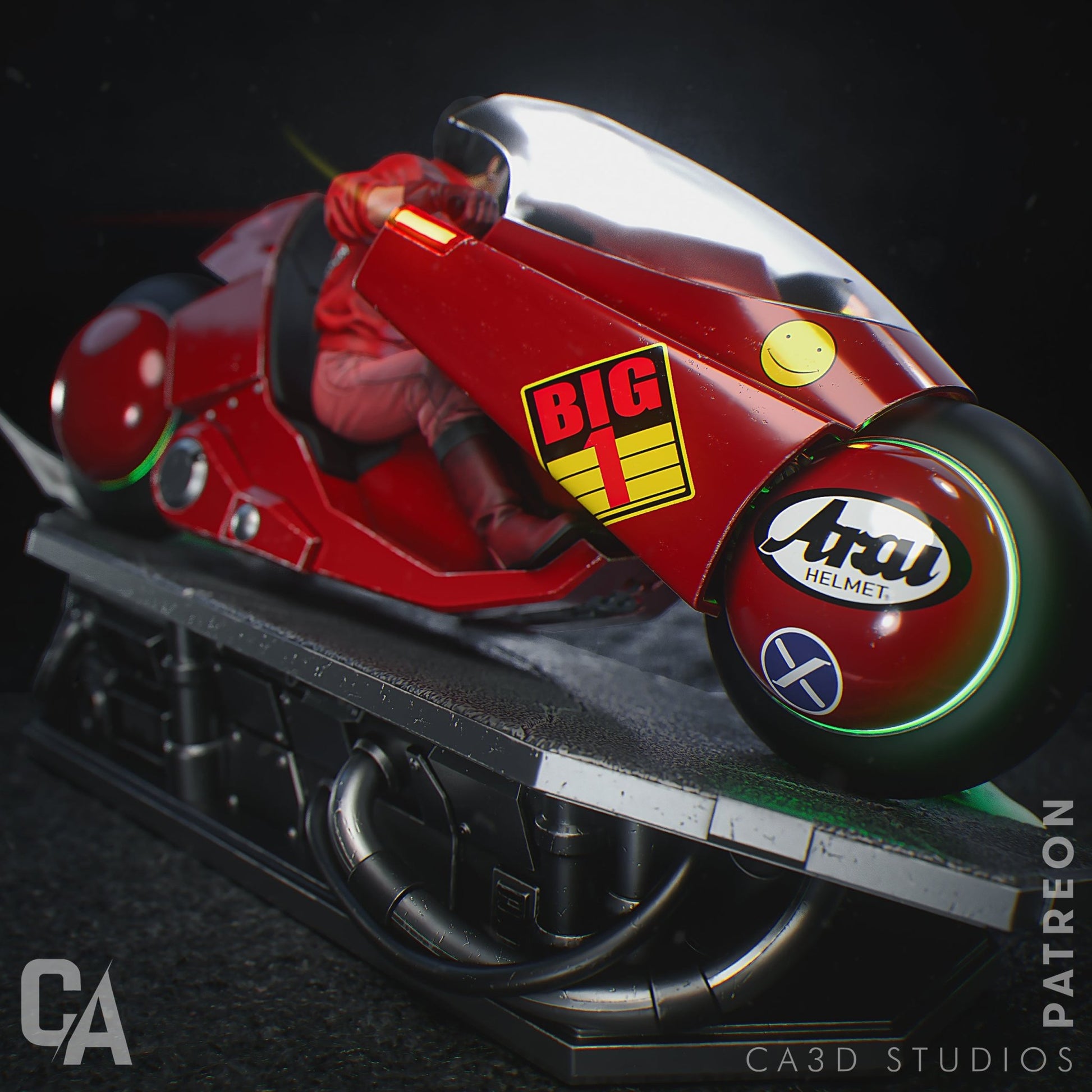 Kaneda - CA 3D Studios - Dark Forge Arts