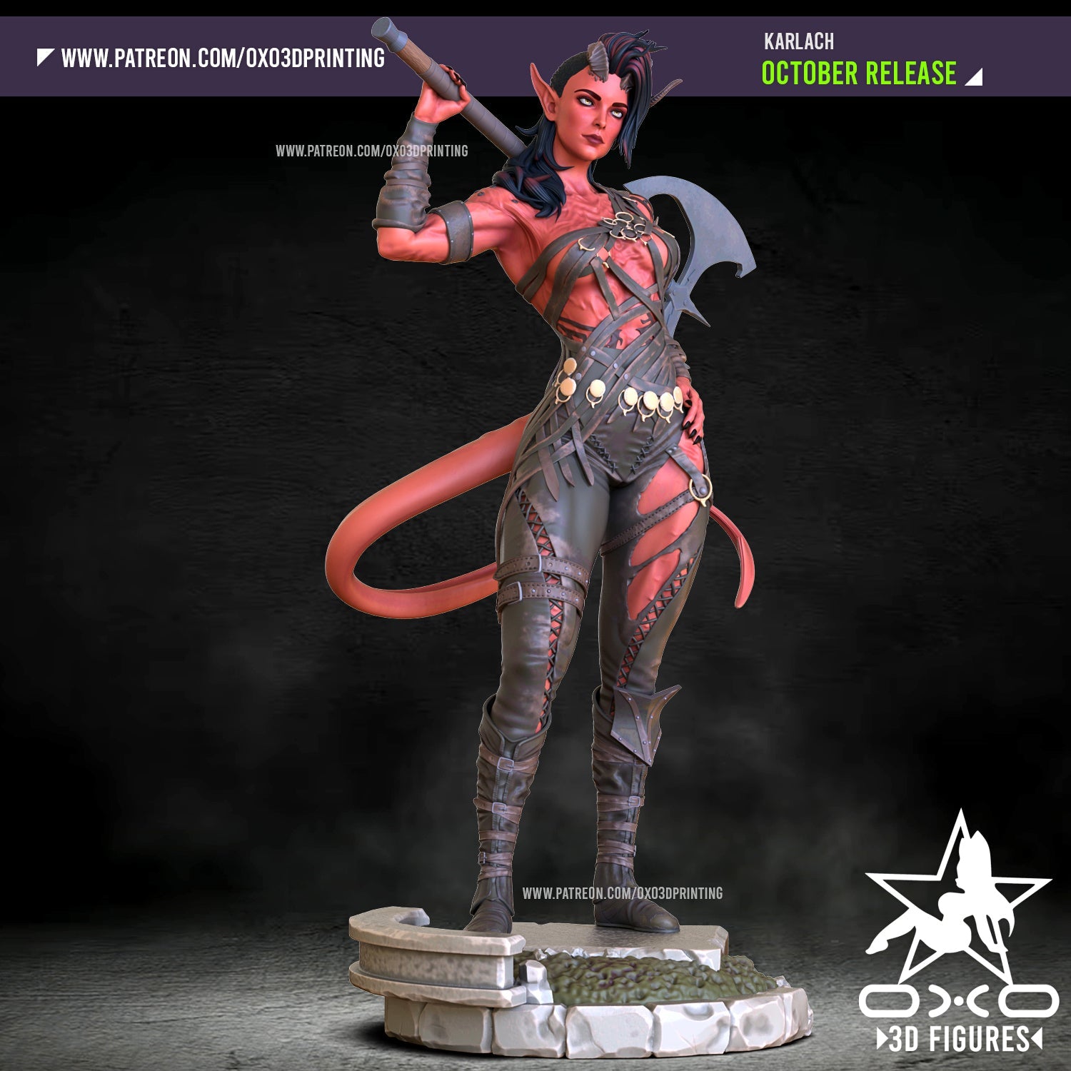 Karlach - OXO3D - Dark Forge Arts