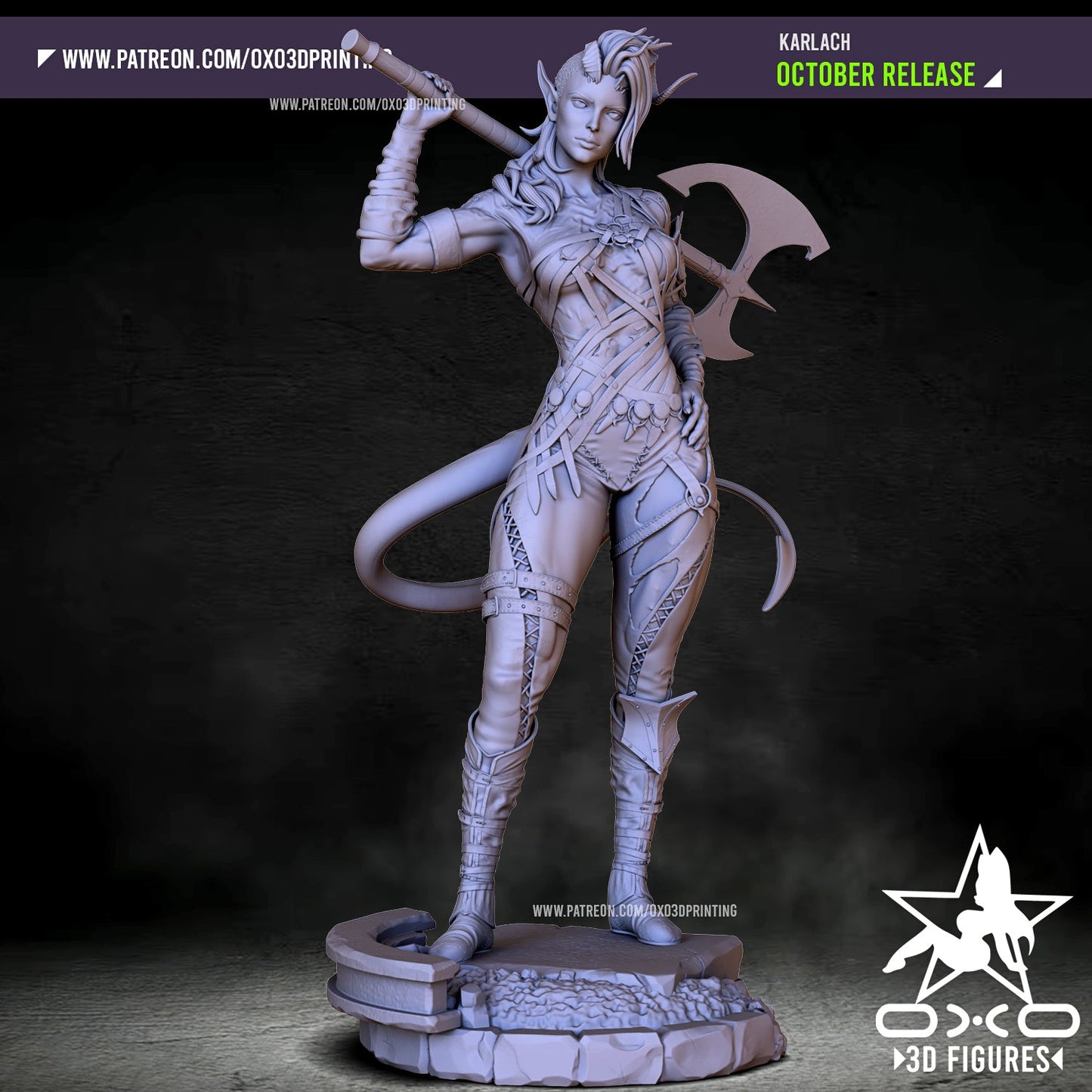 Karlach - OXO3D - Dark Forge Arts