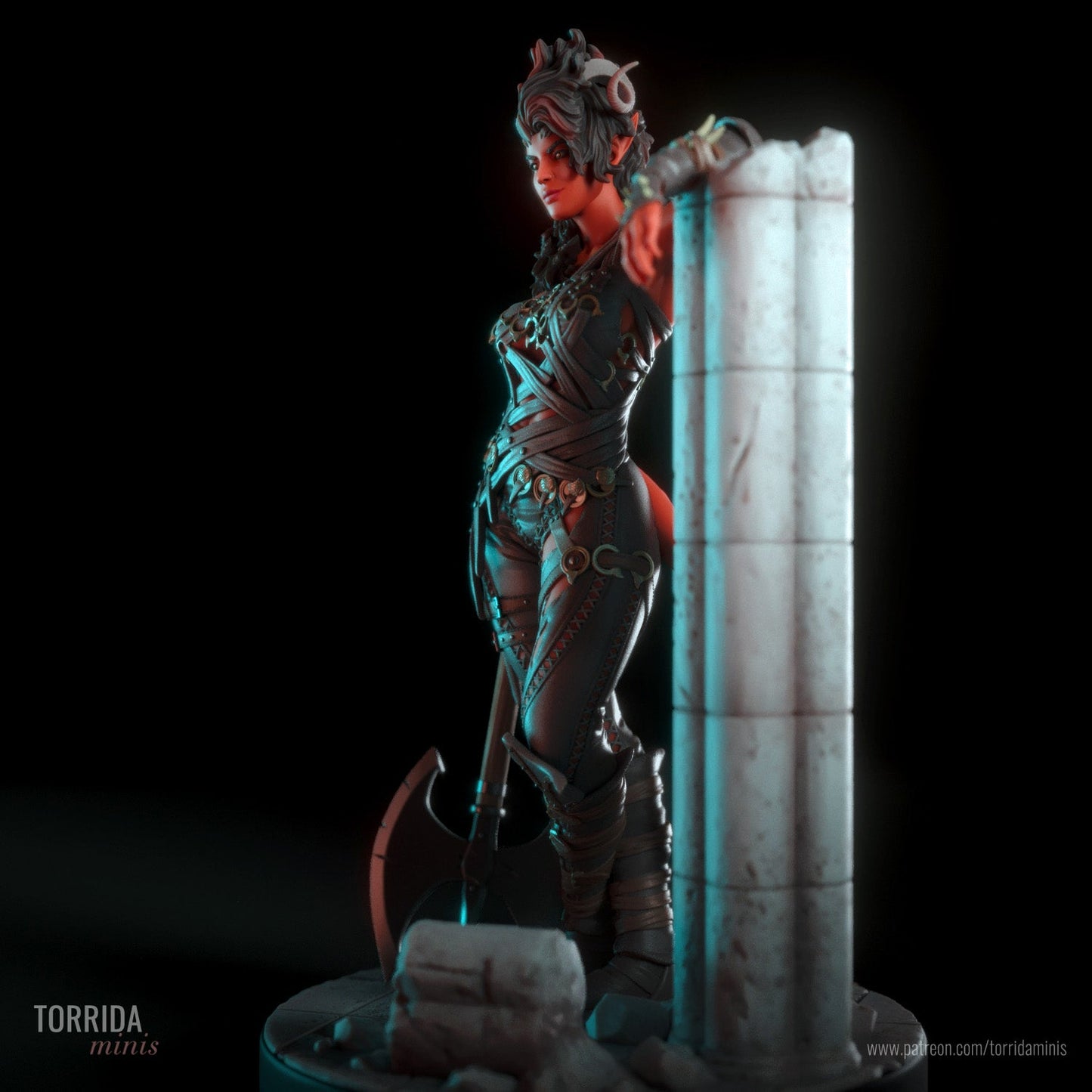 Karlach - Torrida Minis - Dark Forge Arts