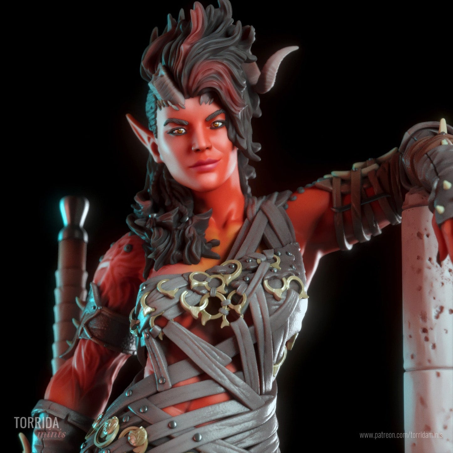 Karlach - Torrida Minis - Dark Forge Arts