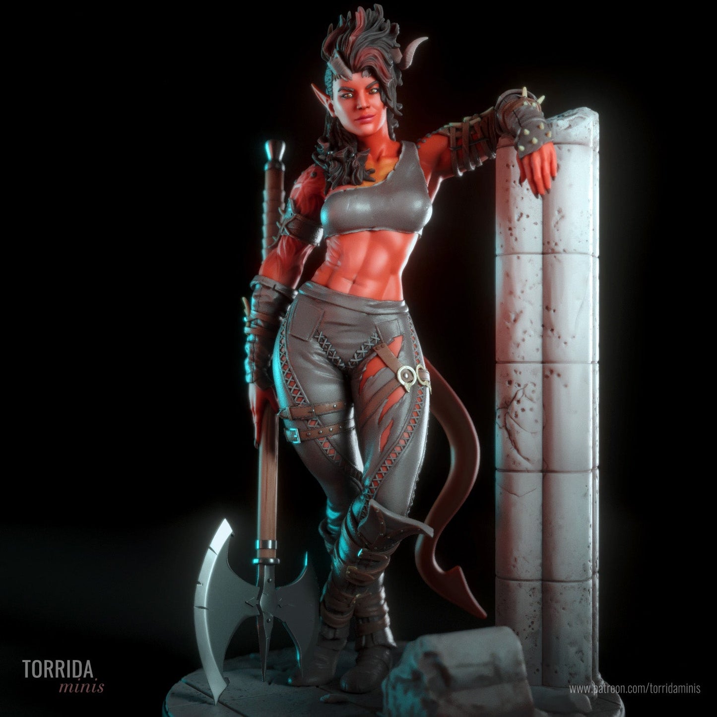 Karlach - Torrida Minis - Dark Forge Arts