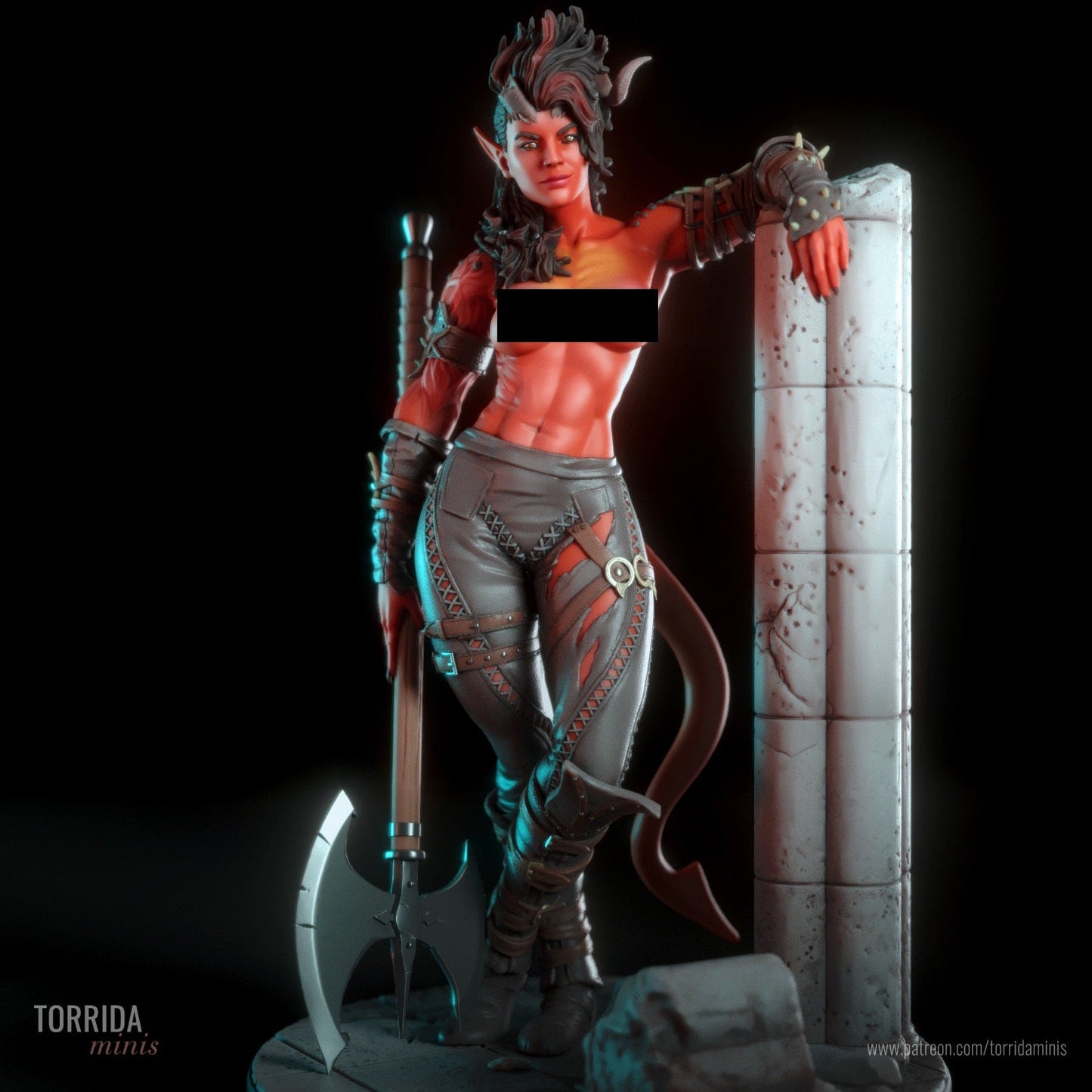 Karlach - Torrida Minis - Dark Forge Arts