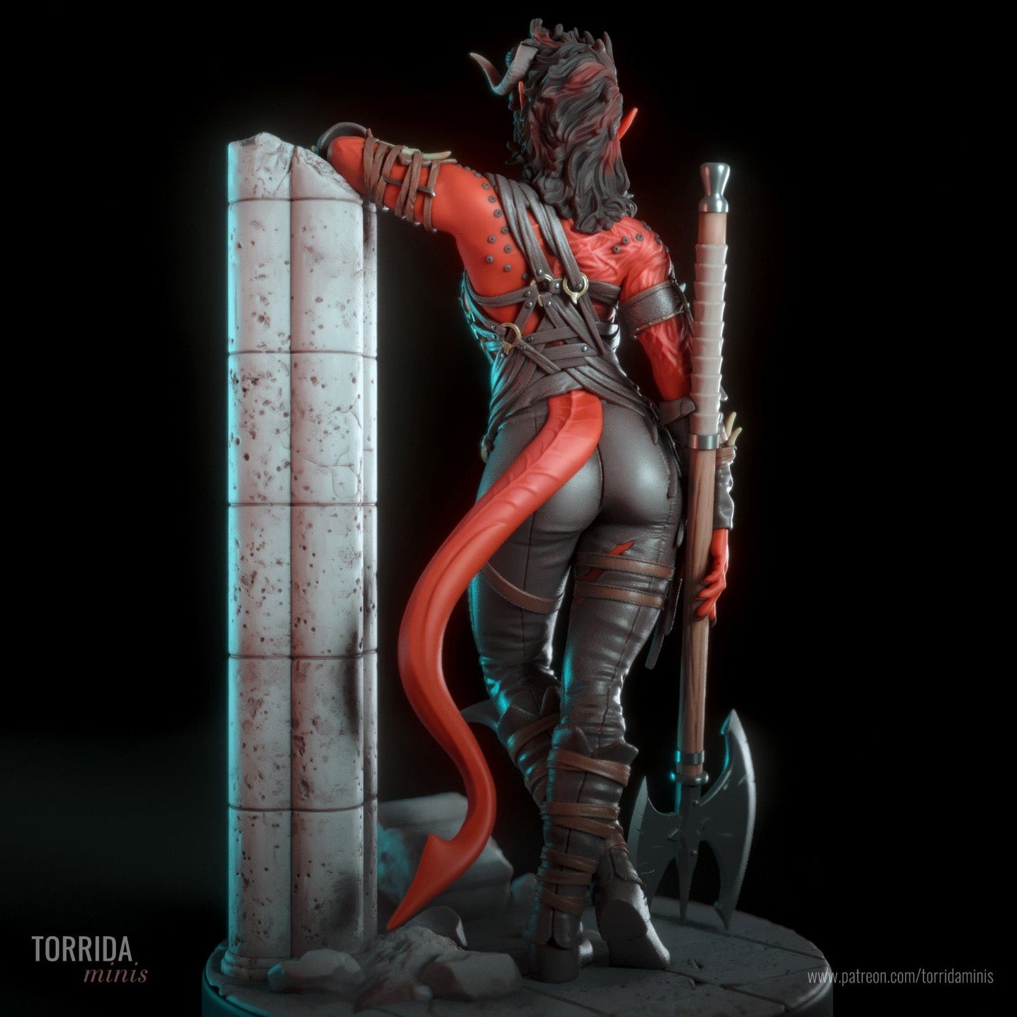 Karlach - Torrida Minis - Dark Forge Arts