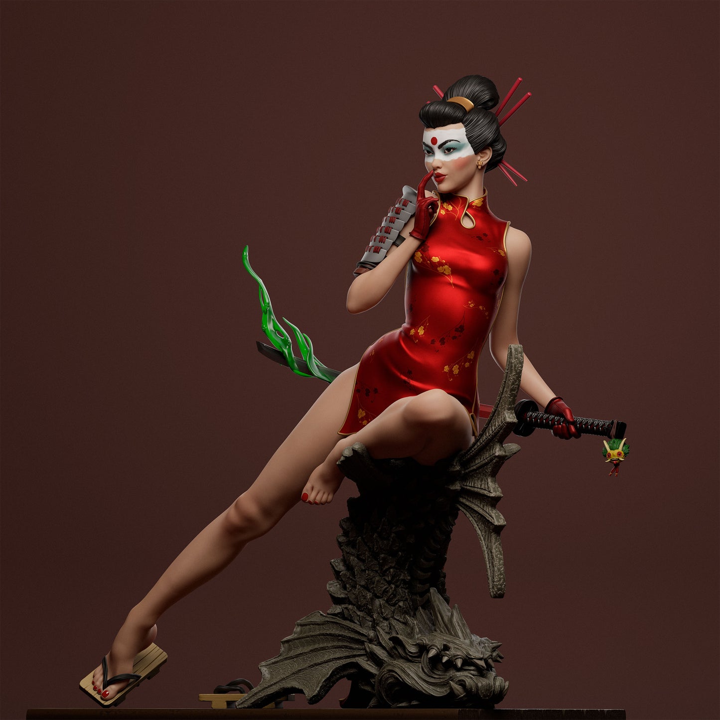 Katana Bombshell - Abe3D