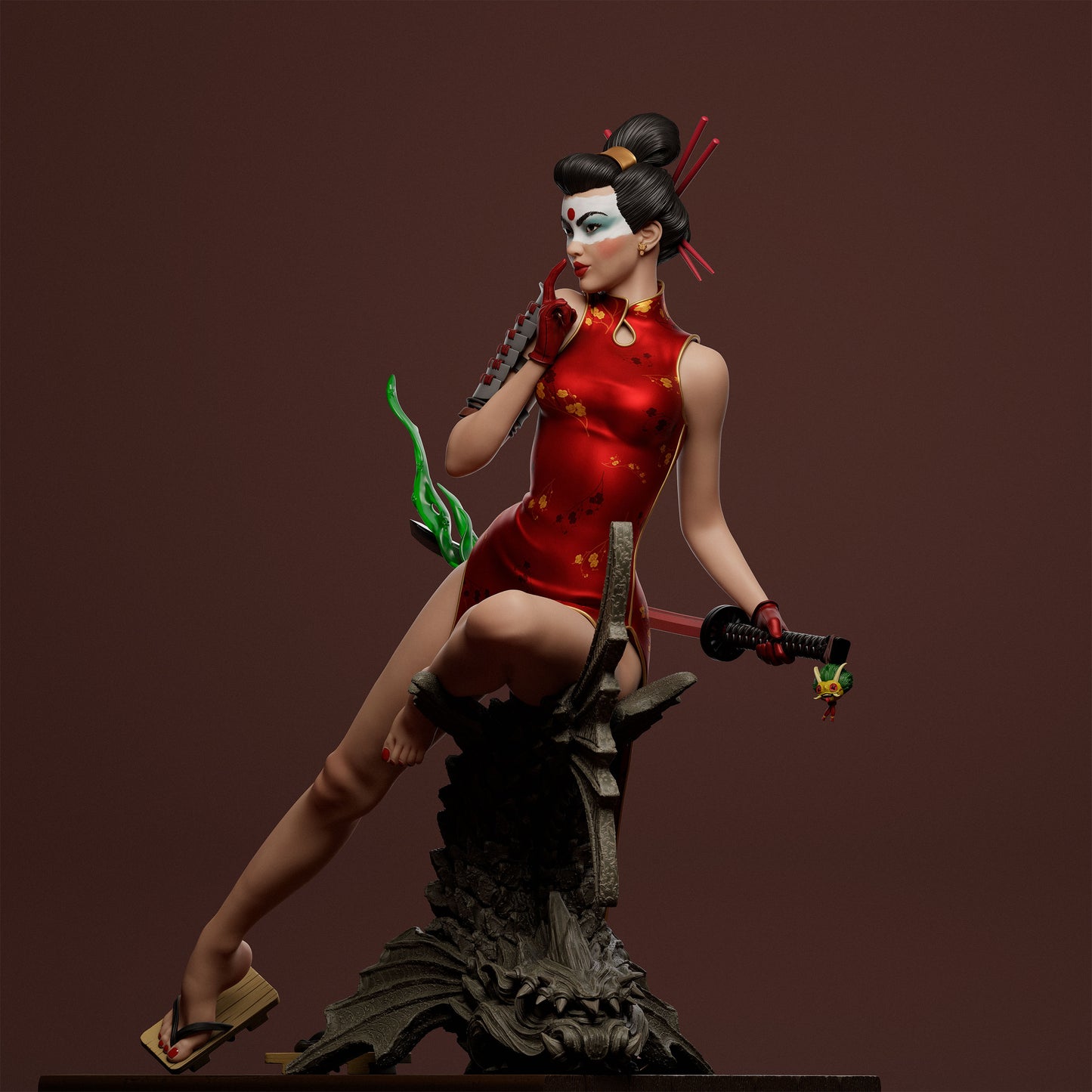Katana Bombshell - Abe3D