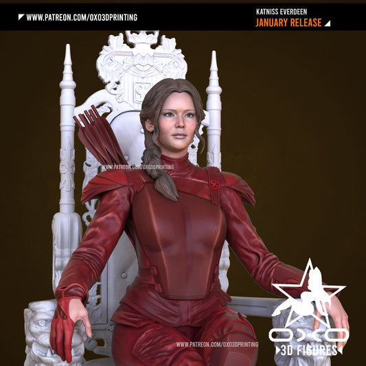 Katniss Everdeen - OXO3D - Dark Forge Arts