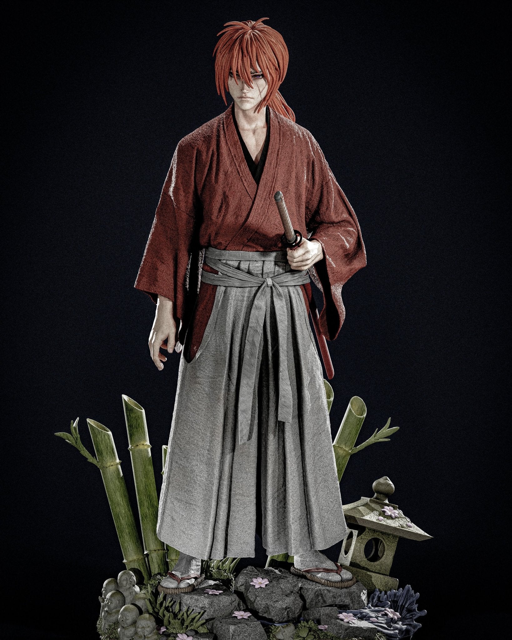 Kenshin Himura - CA 3D Studios - Dark Forge Arts