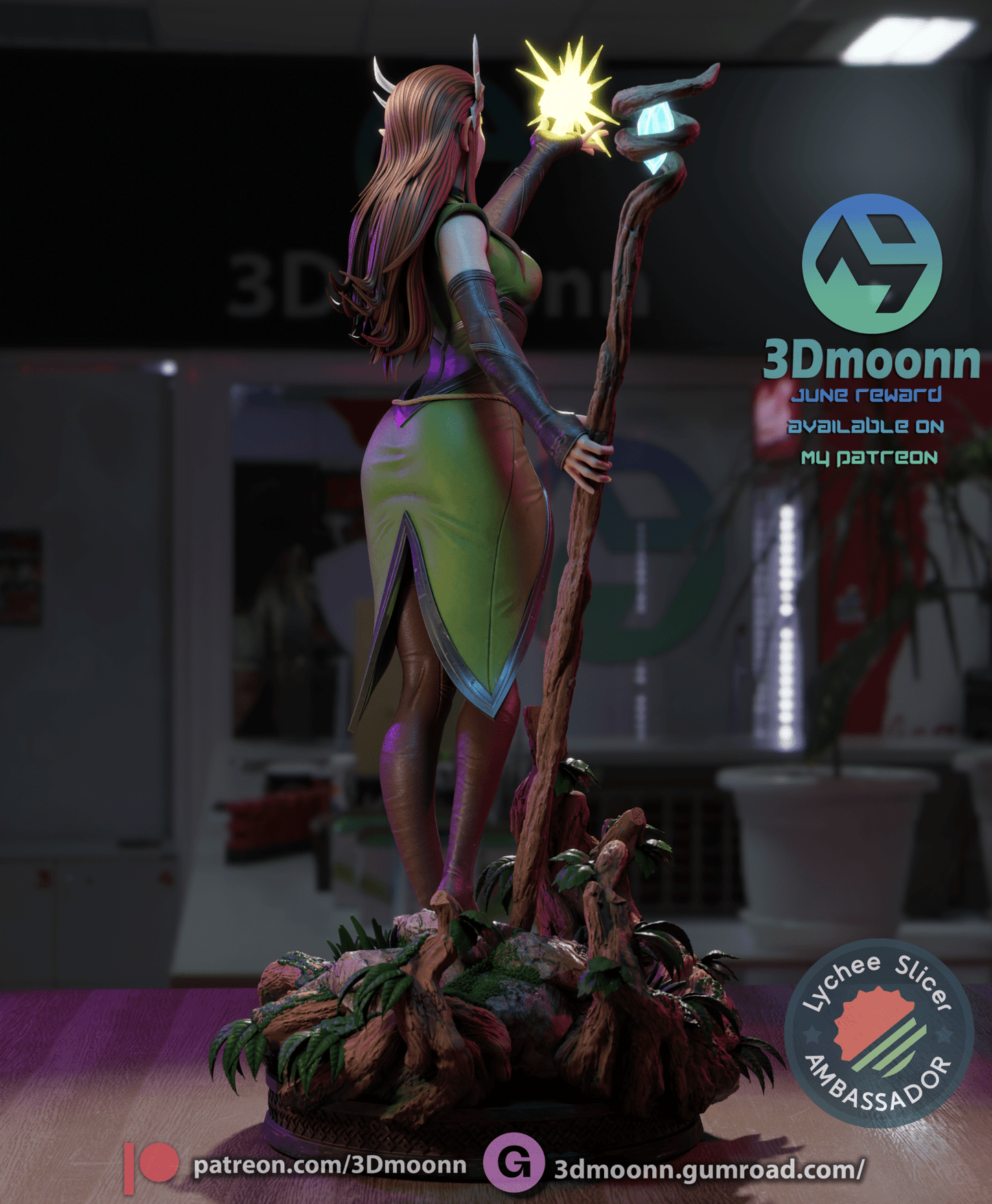 Keyleth - Vox Machina - 3DMoonn - Dark Forge Arts