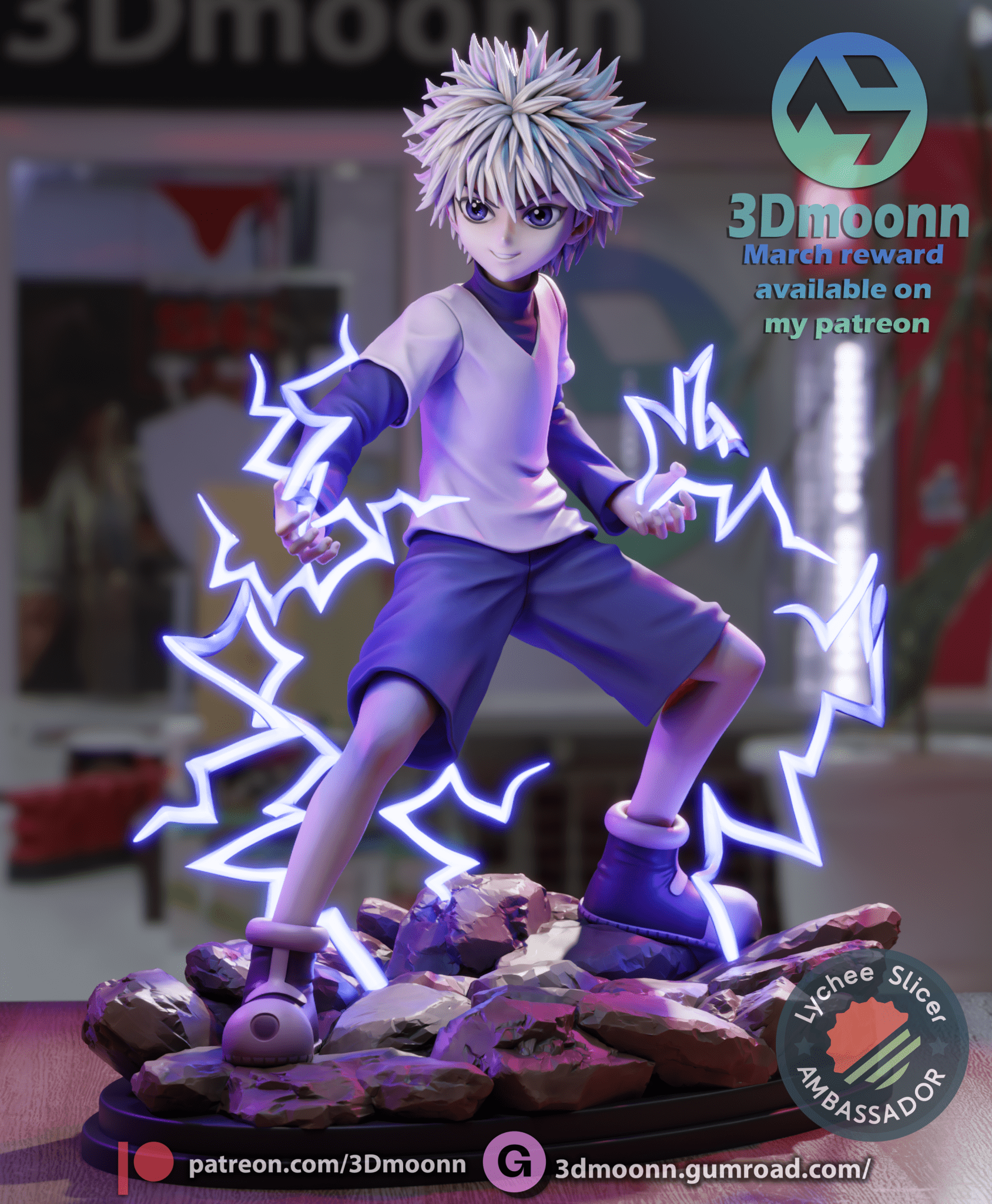 Killua - 3DMoonn - Dark Forge Arts