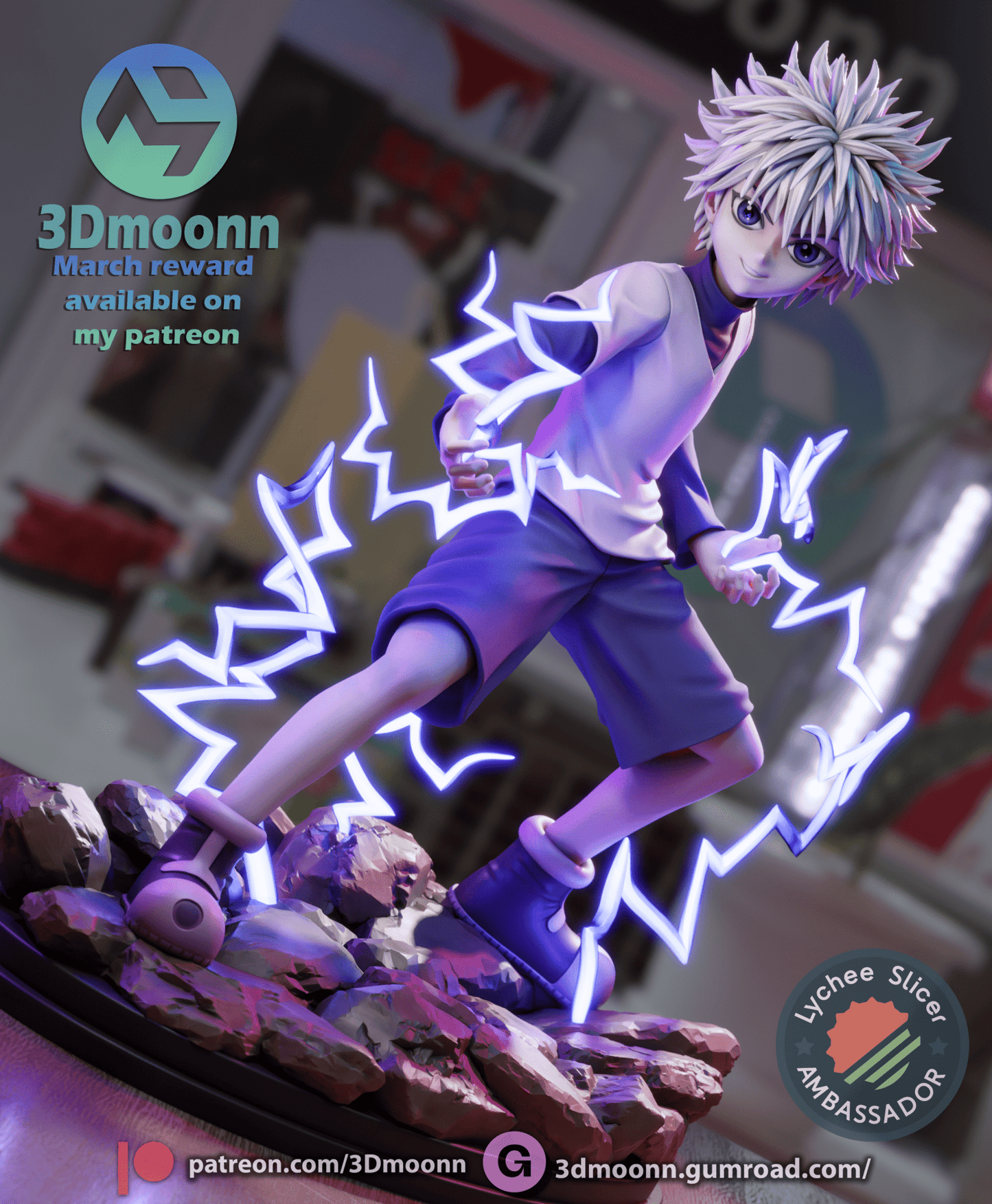 Killua - 3DMoonn - Dark Forge Arts