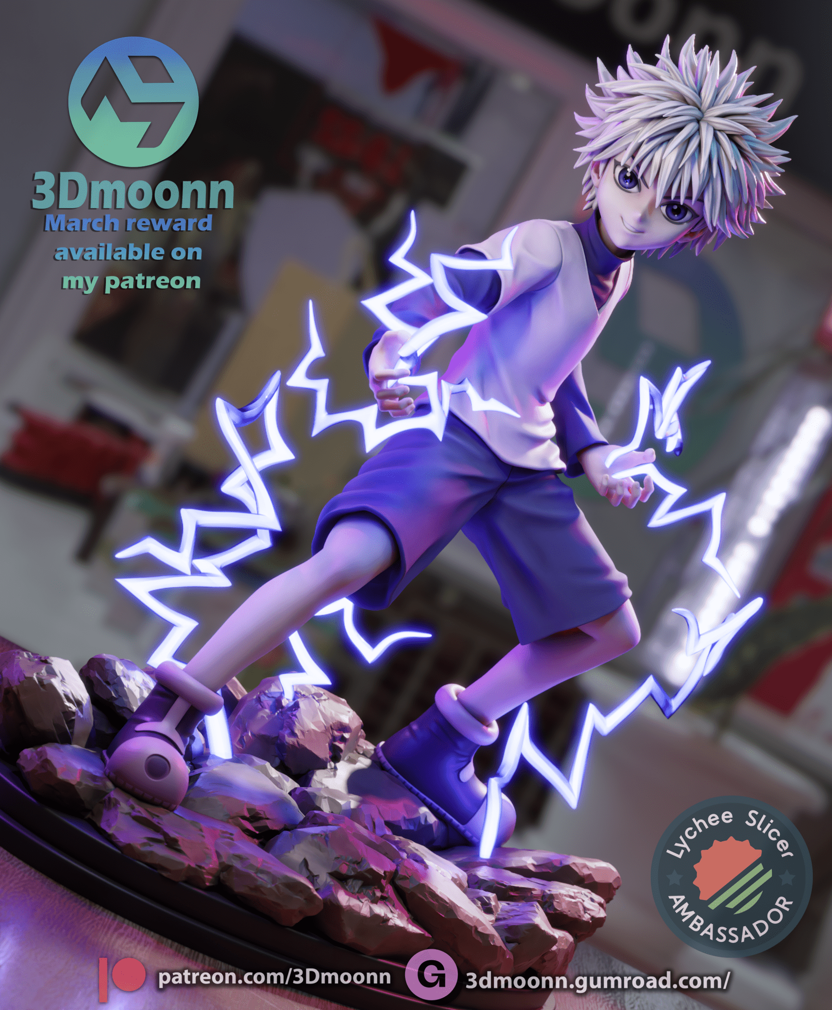 Killua - 3DMoonn - Dark Forge Arts