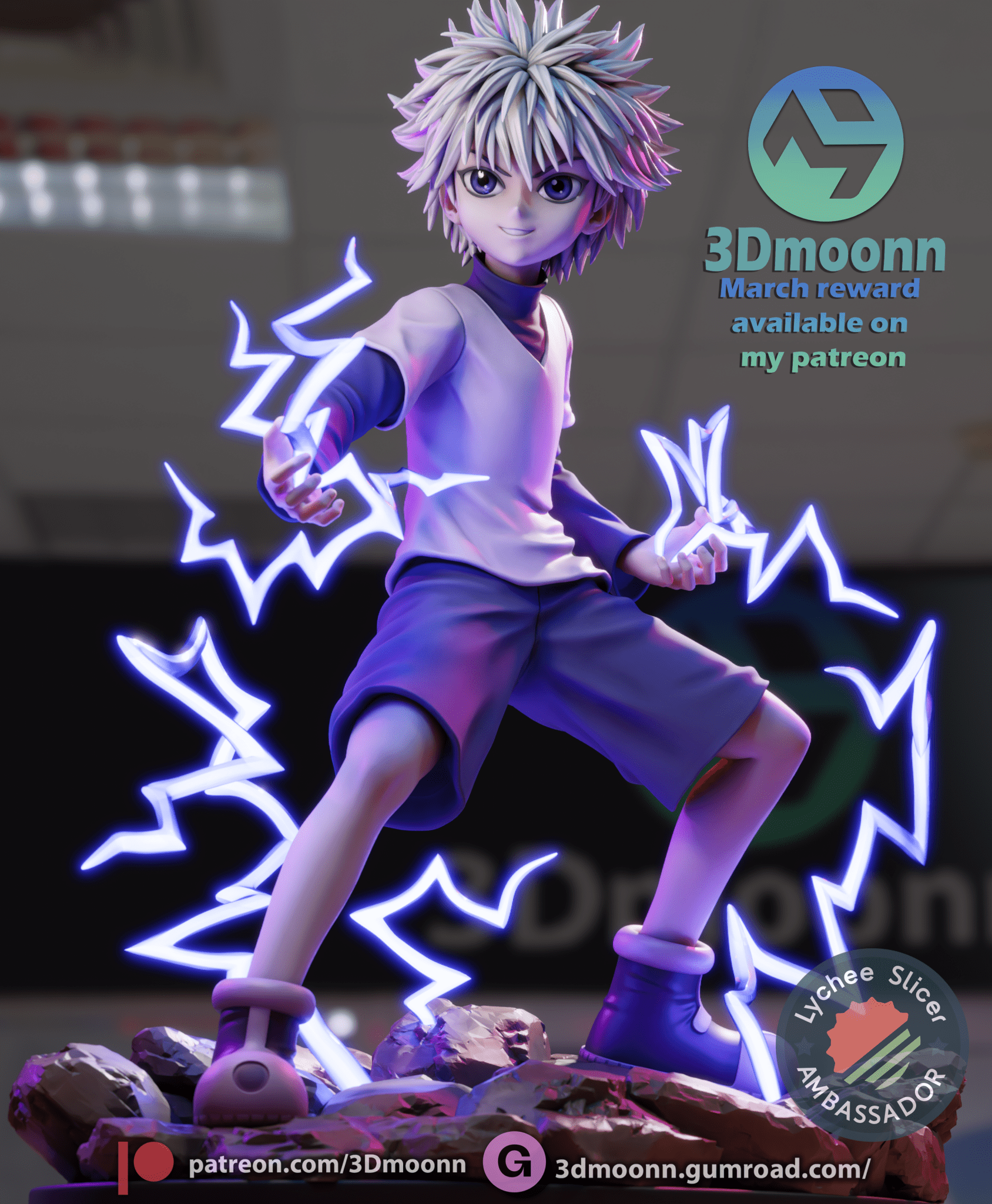 Killua - 3DMoonn - Dark Forge Arts