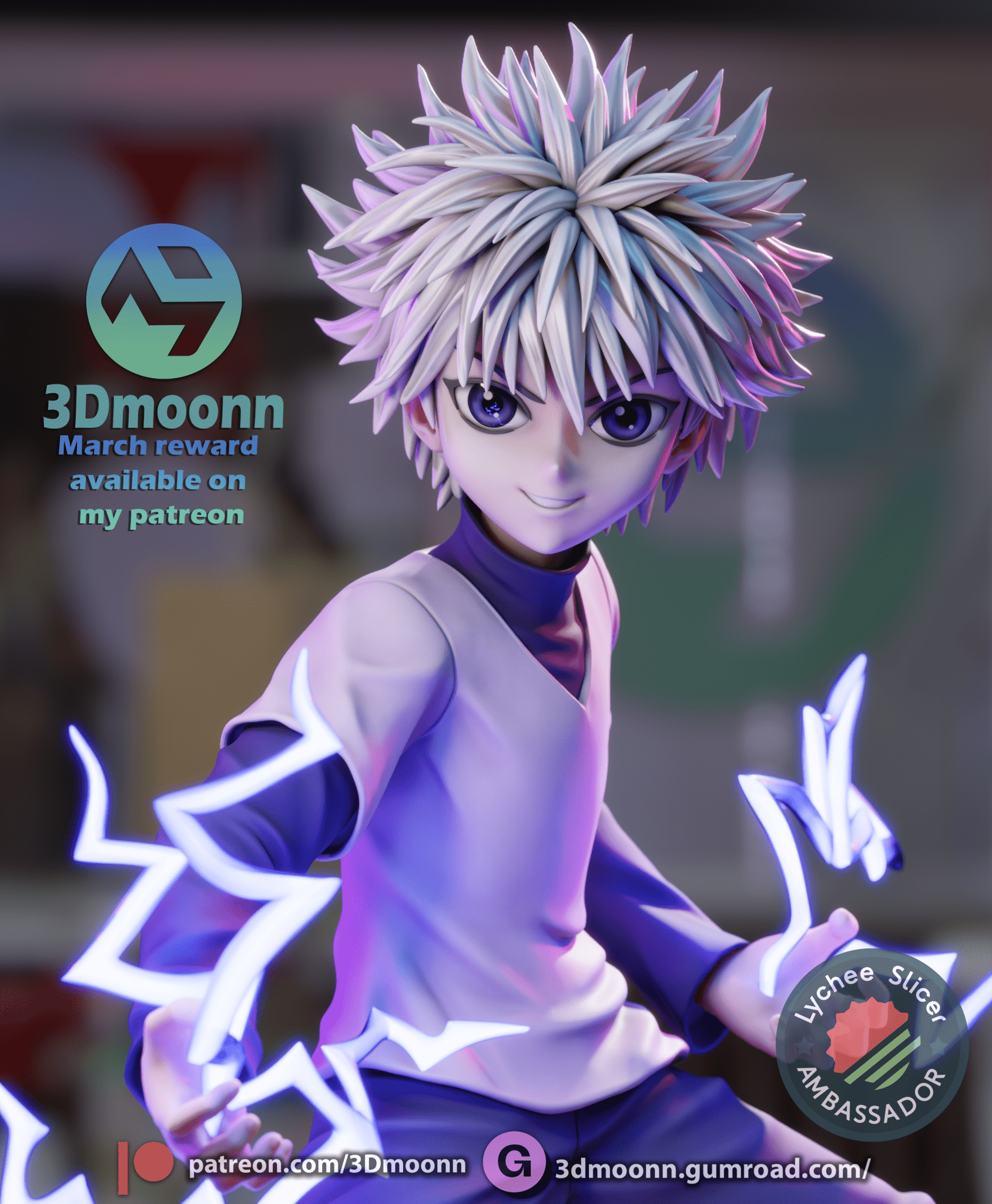 Killua - 3DMoonn - Dark Forge Arts