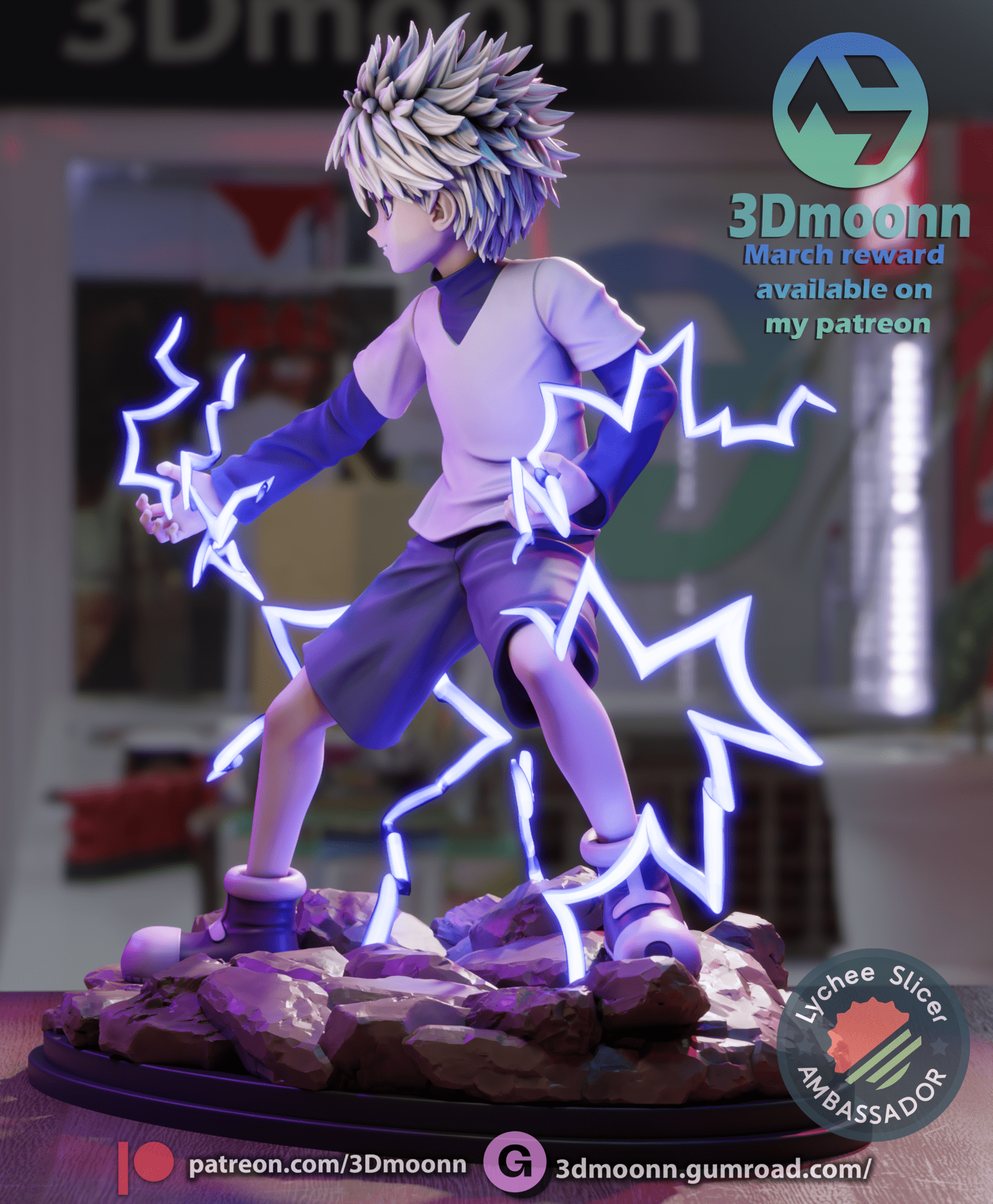 Killua - 3DMoonn - Dark Forge Arts