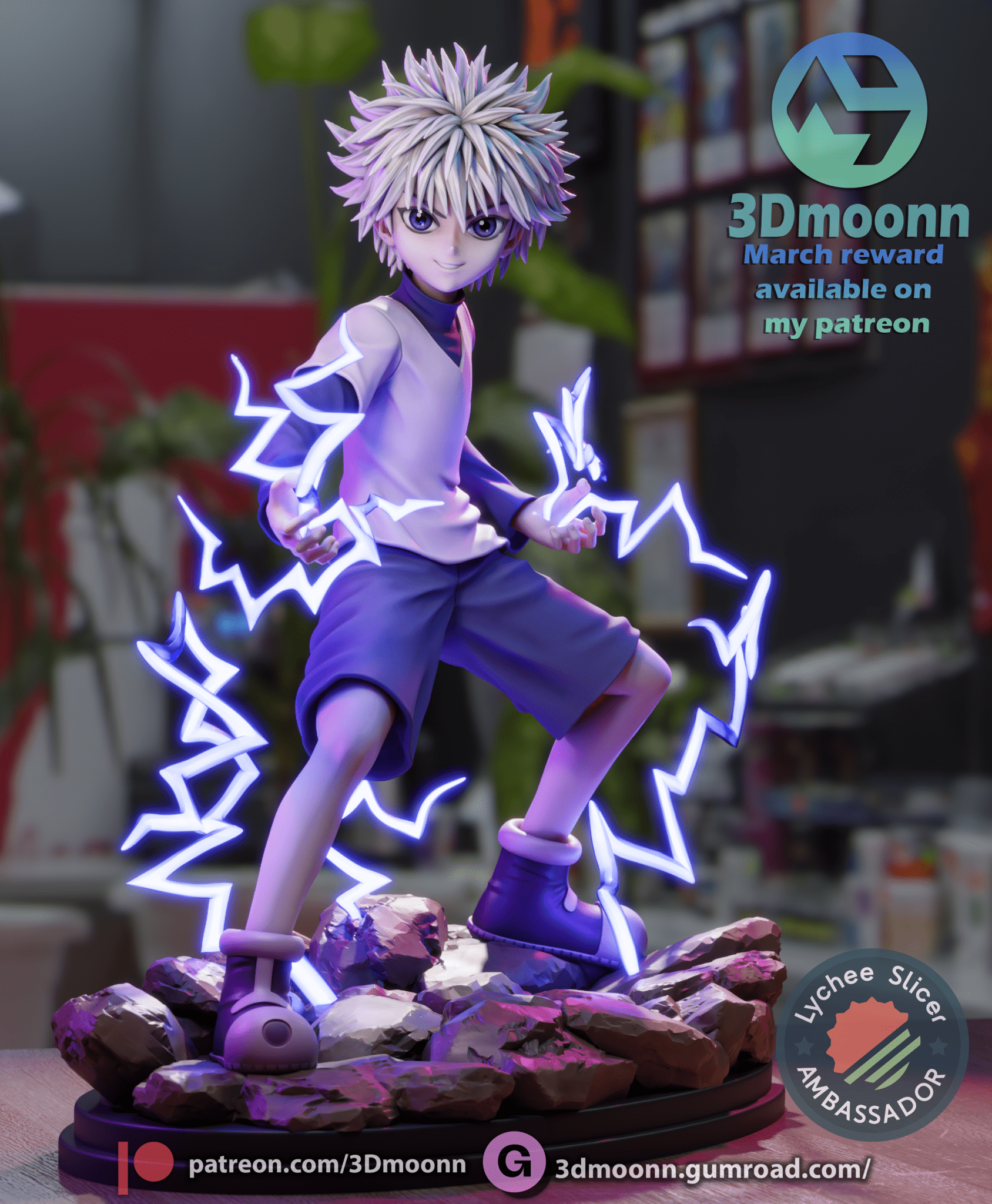 Killua - 3DMoonn - Dark Forge Arts