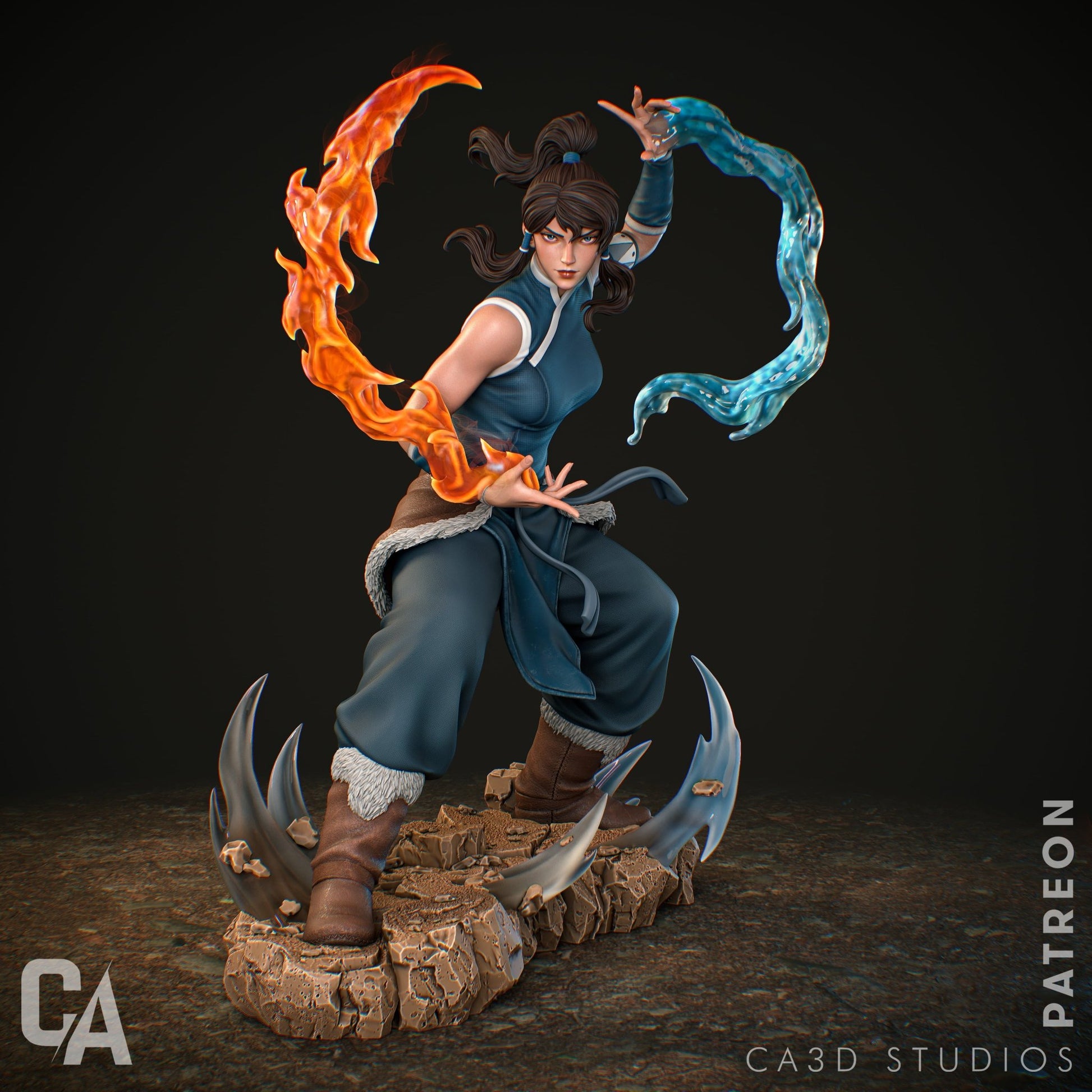 Korra - CA 3D Studios - Dark Forge Arts