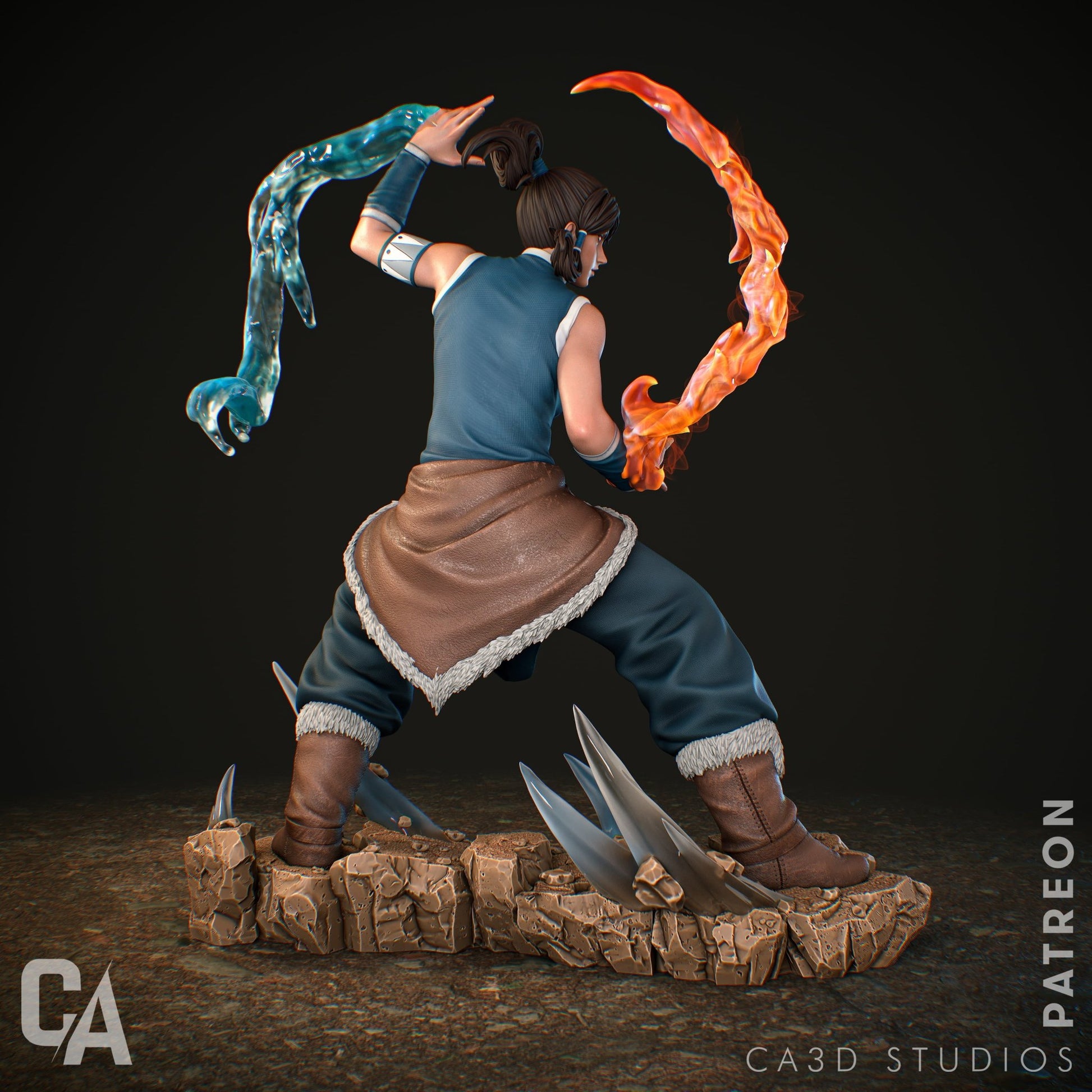 Korra - CA 3D Studios - Dark Forge Arts