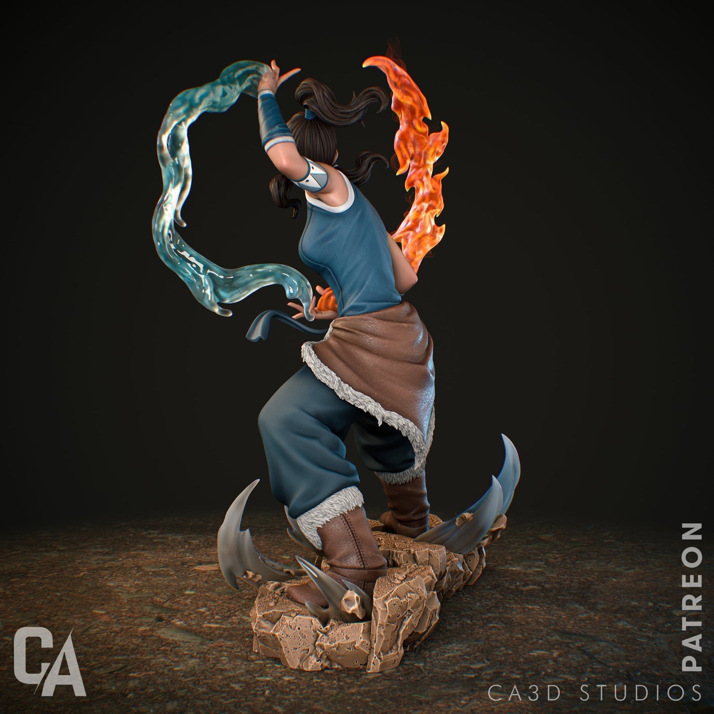 Korra - CA 3D Studios - Dark Forge Arts