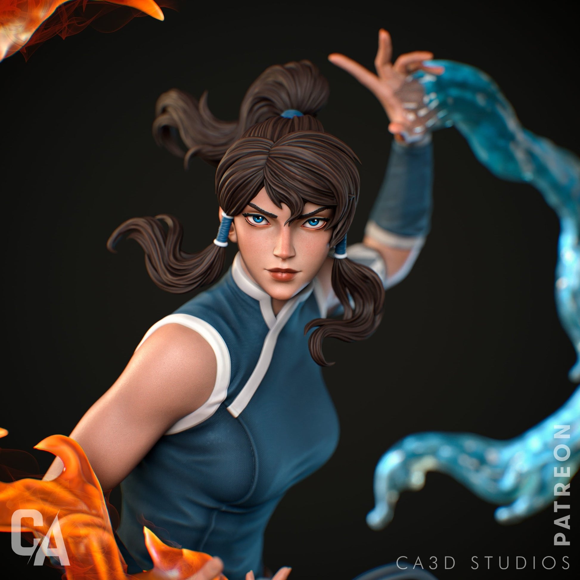Korra - CA 3D Studios - Dark Forge Arts