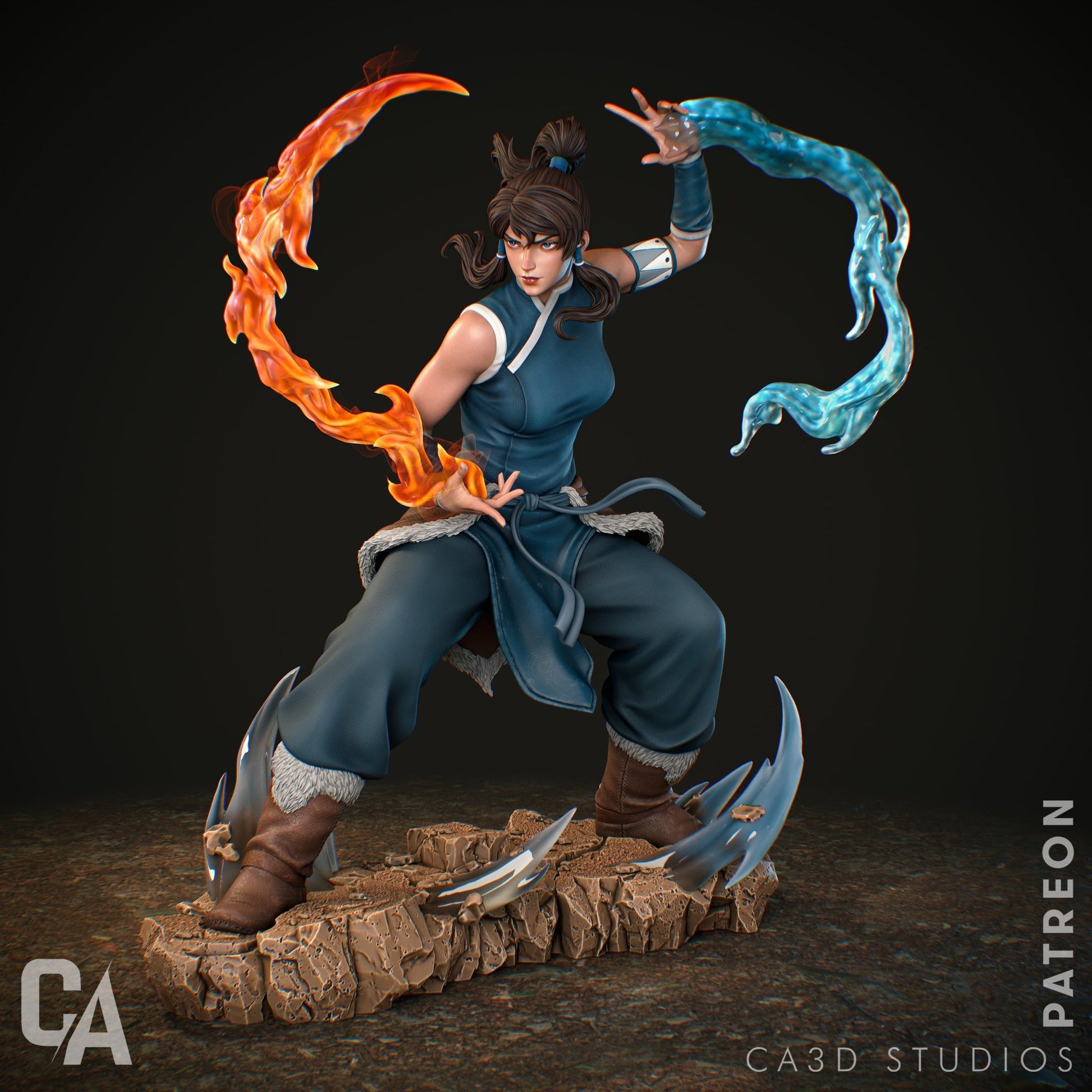 Korra - CA 3D Studios - Dark Forge Arts