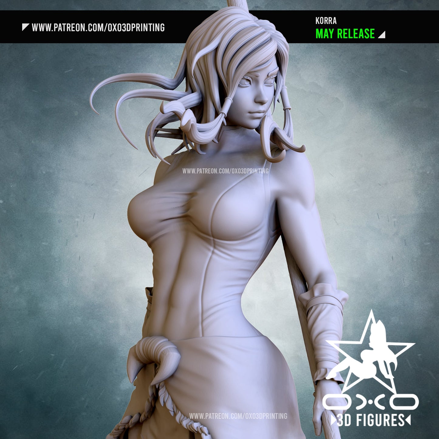 Korra - OXO3D - Dark Forge Arts
