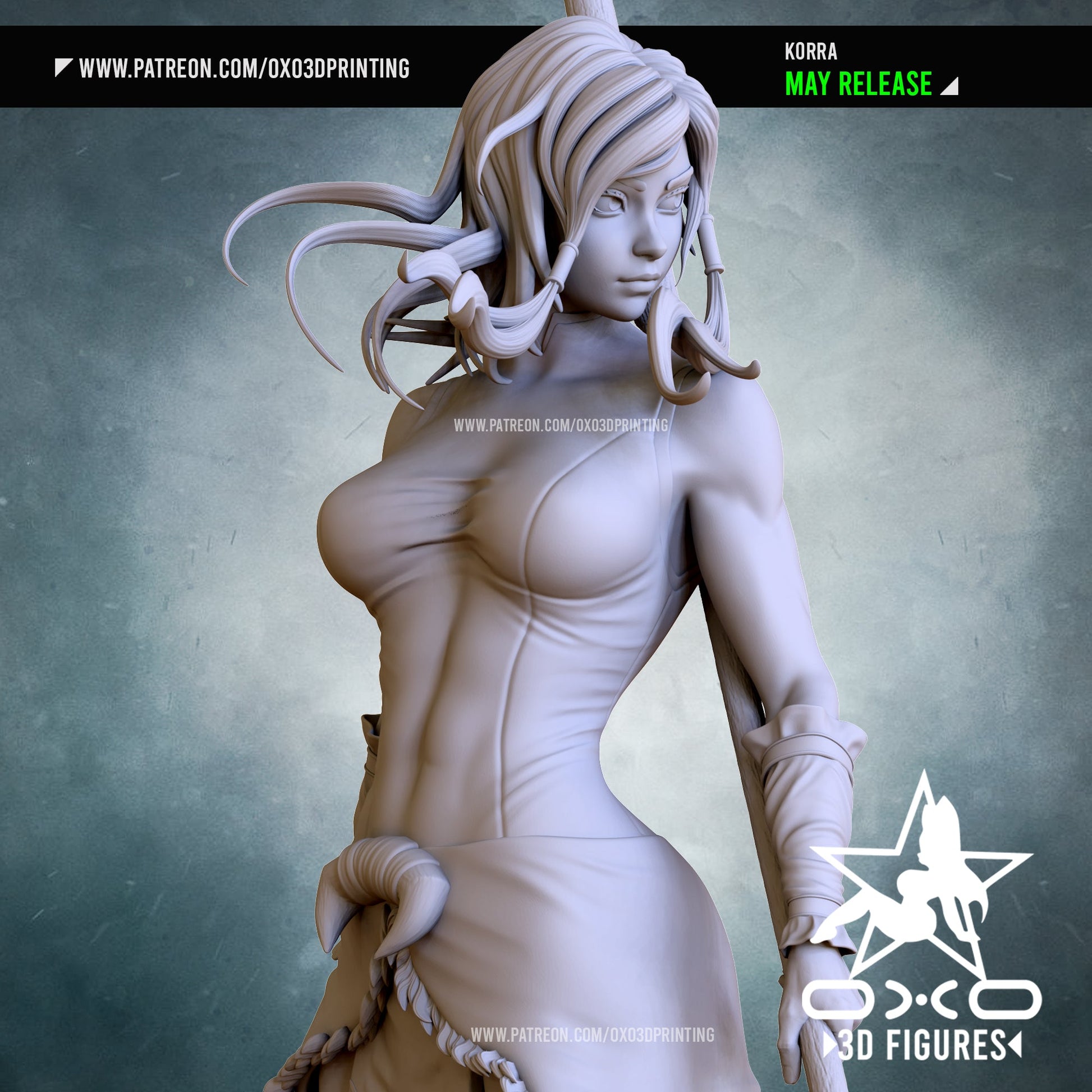 Korra - OXO3D - Dark Forge Arts