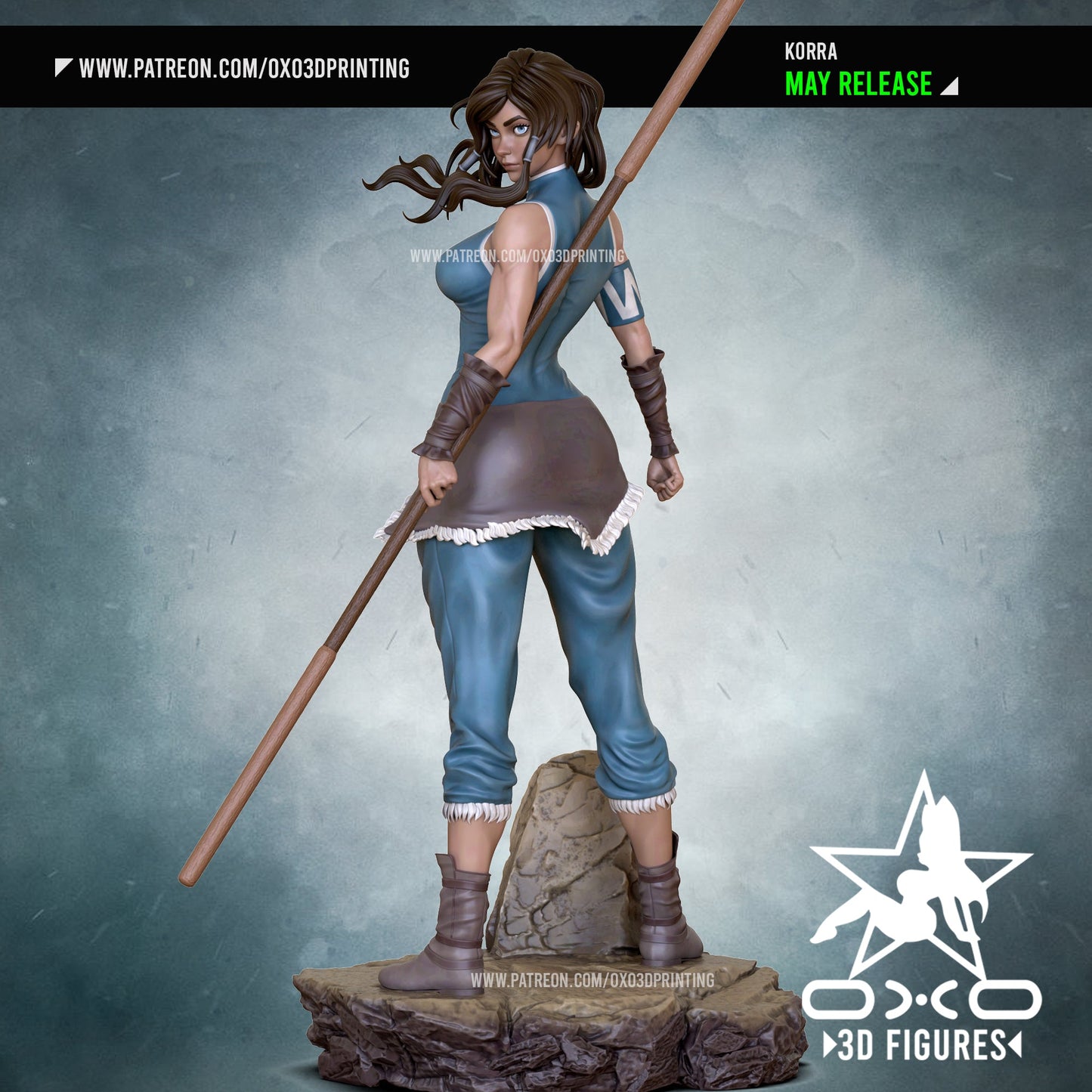 Korra - OXO3D - Dark Forge Arts