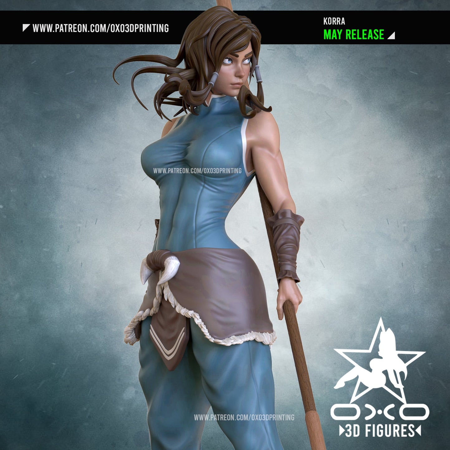 Korra - OXO3D - Dark Forge Arts