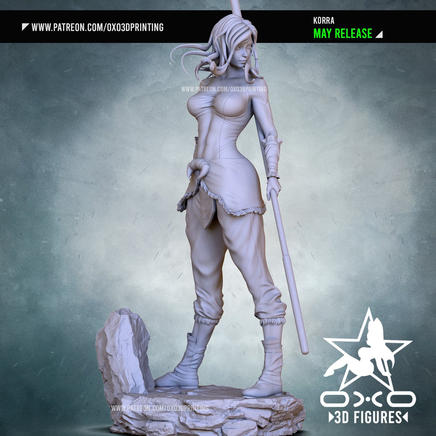 Korra - OXO3D - Dark Forge Arts