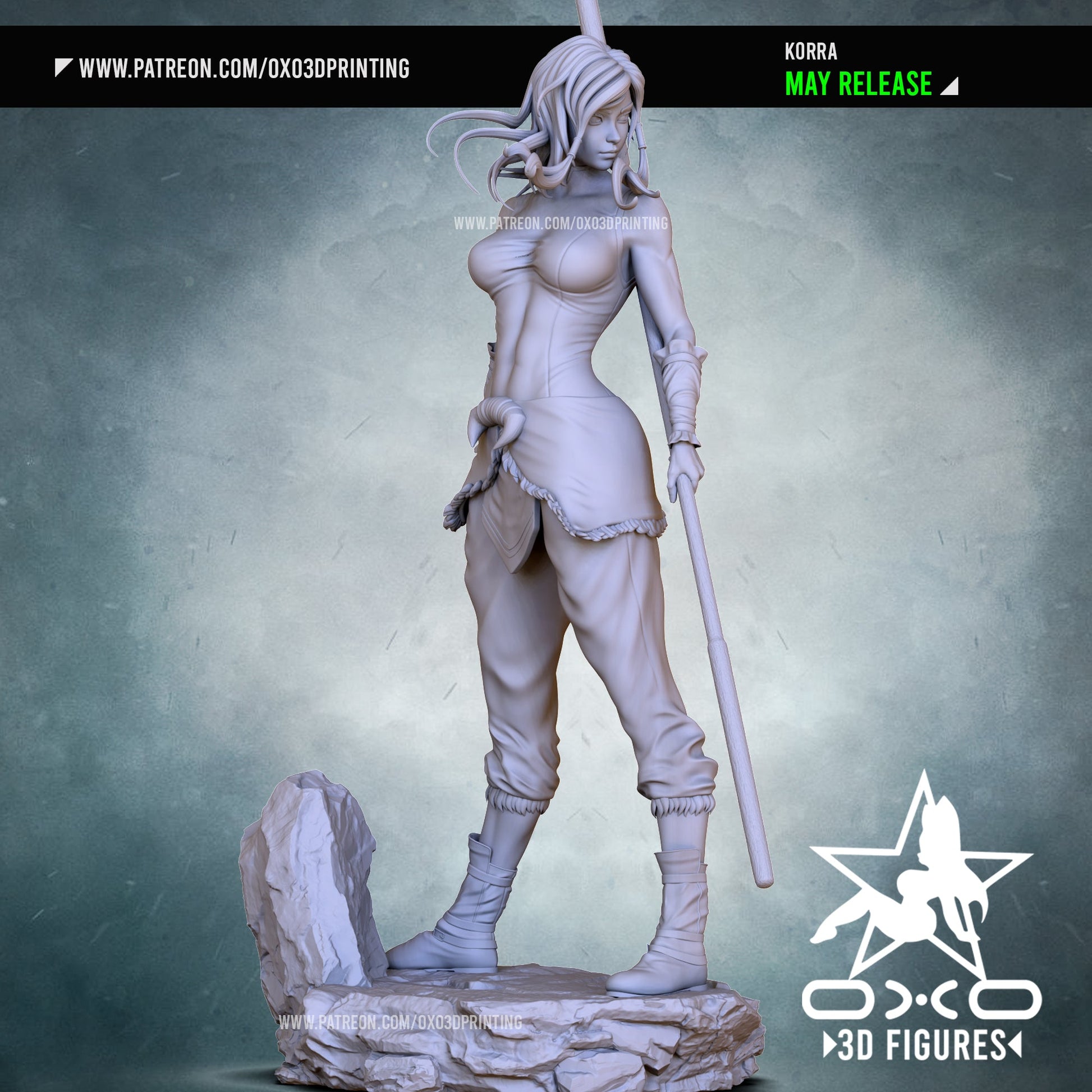 Korra - OXO3D - Dark Forge Arts